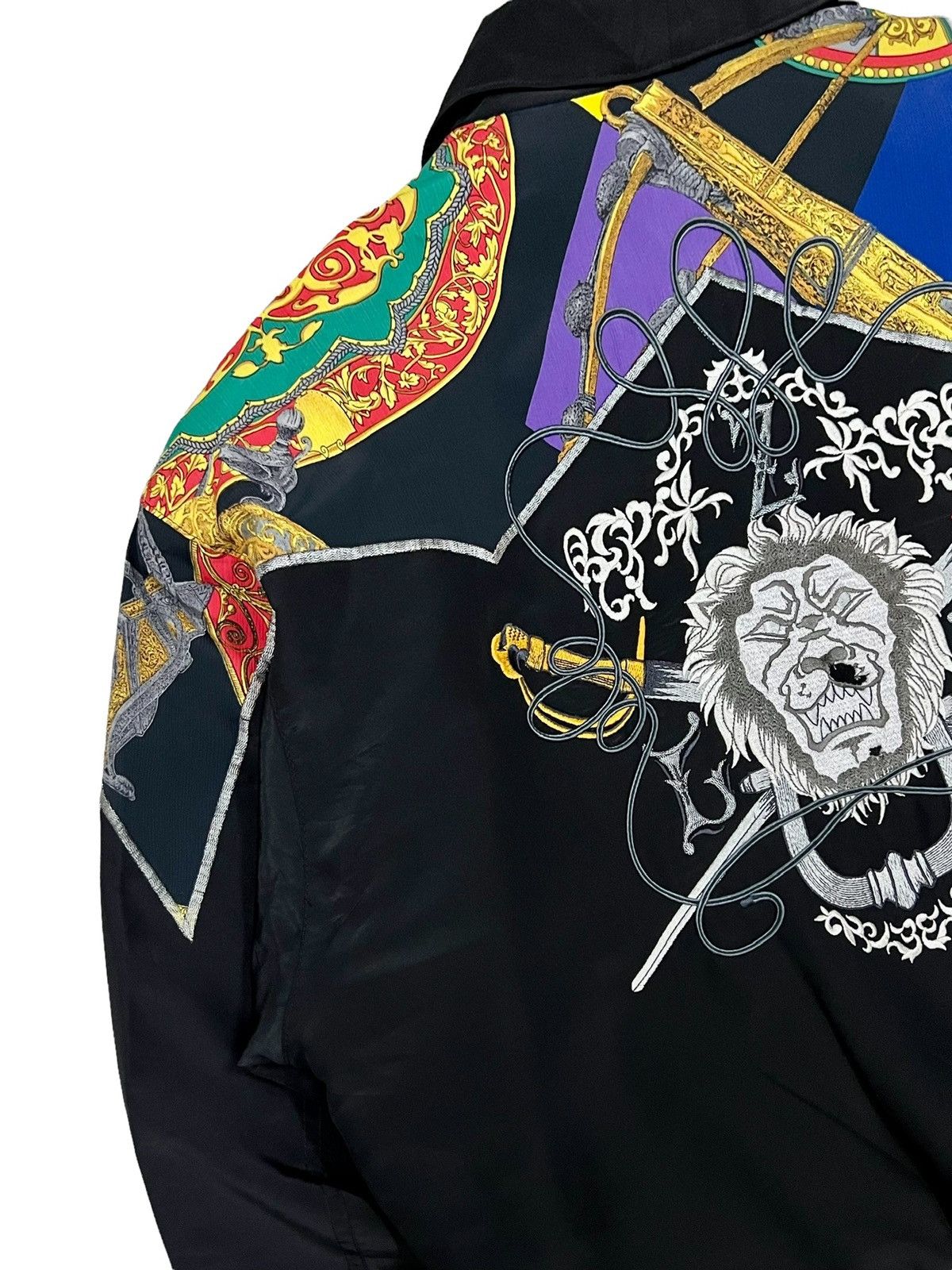 Designer 🔥NEED GONE NOW🔥 LES ZA ZOUS EMBROIDERY BIG LOGO ART CARDIGAN Size US L / EU 52-54 / 3 - 6 Thumbnail
