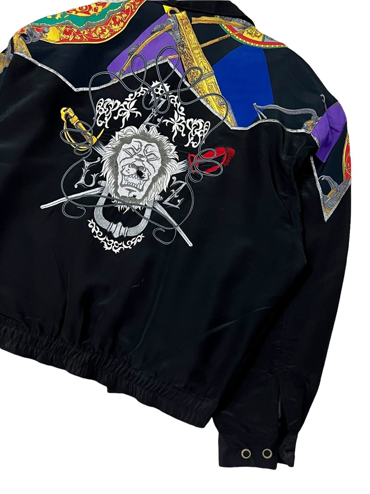 Designer 🔥NEED GONE NOW🔥 LES ZA ZOUS EMBROIDERY BIG LOGO ART CARDIGAN Size US L / EU 52-54 / 3 - 7 Thumbnail