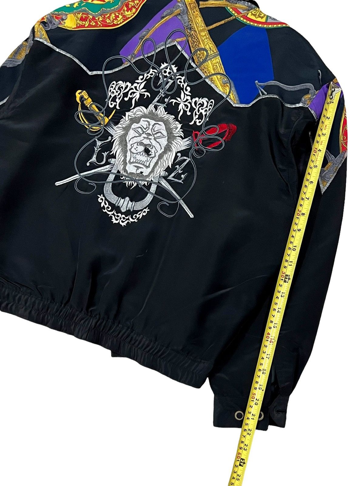 Designer 🔥NEED GONE NOW🔥 LES ZA ZOUS EMBROIDERY BIG LOGO ART CARDIGAN Size US L / EU 52-54 / 3 - 17 Thumbnail