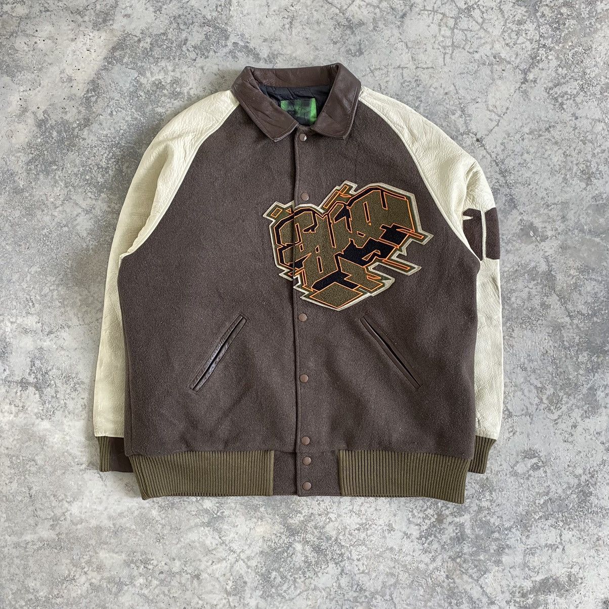 Swagger Japanese Brand Vintage Swagger Letterman Varsity Jacket Wool Size US XL / EU 56 / 4 - 1 Thumbnail