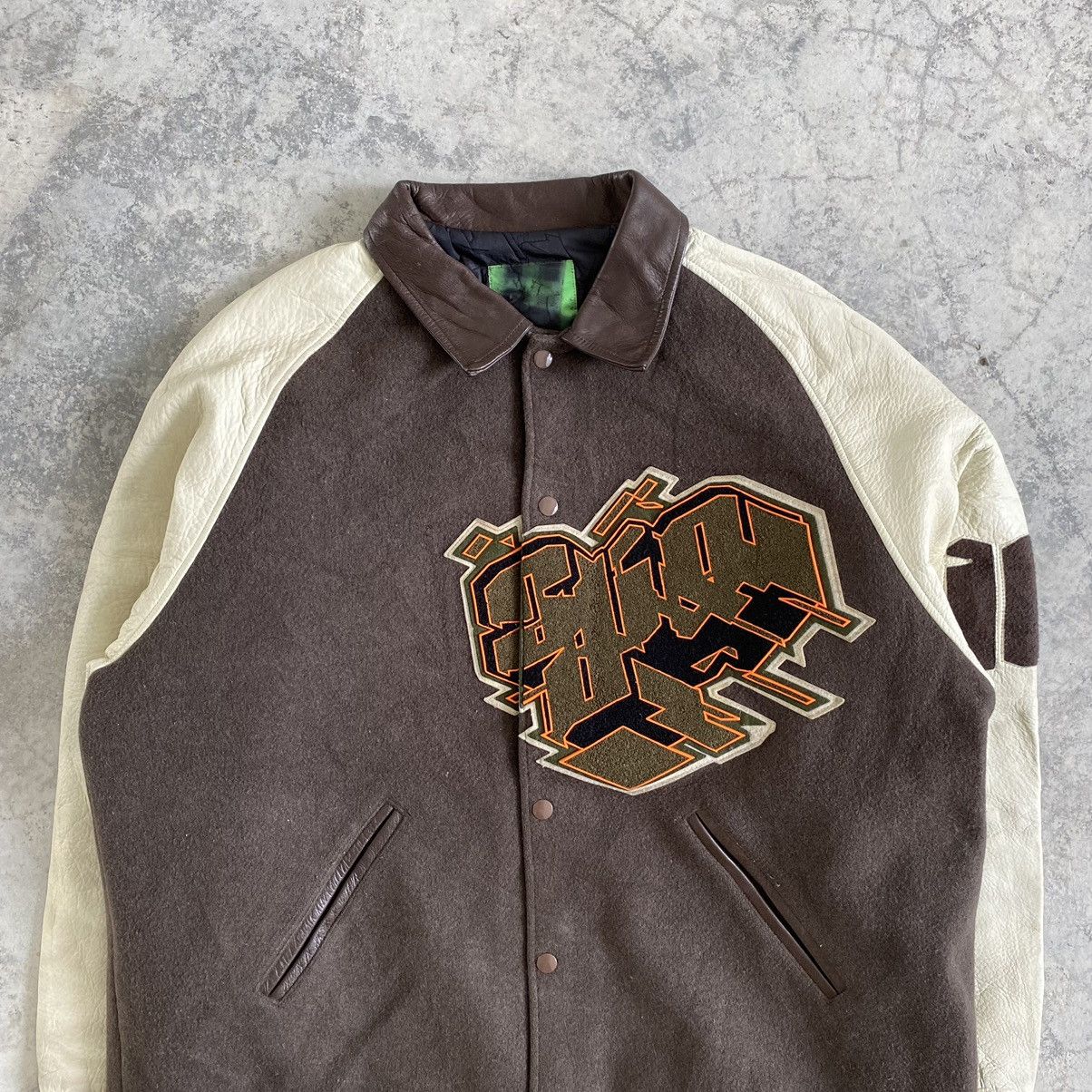 Swagger Japanese Brand Vintage Swagger Letterman Varsity Jacket Wool Size US XL / EU 56 / 4 - 3 Thumbnail