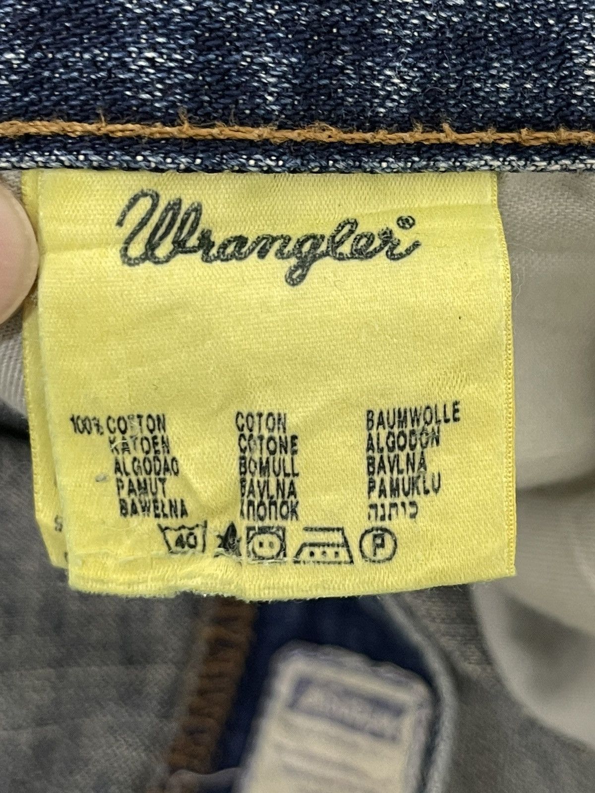 Japanese Brand Flare Jeans Vtg Wrangler Distress Denim Boot Cut 5🟦0 Size US 34 / EU 50 - 21 Thumbnail