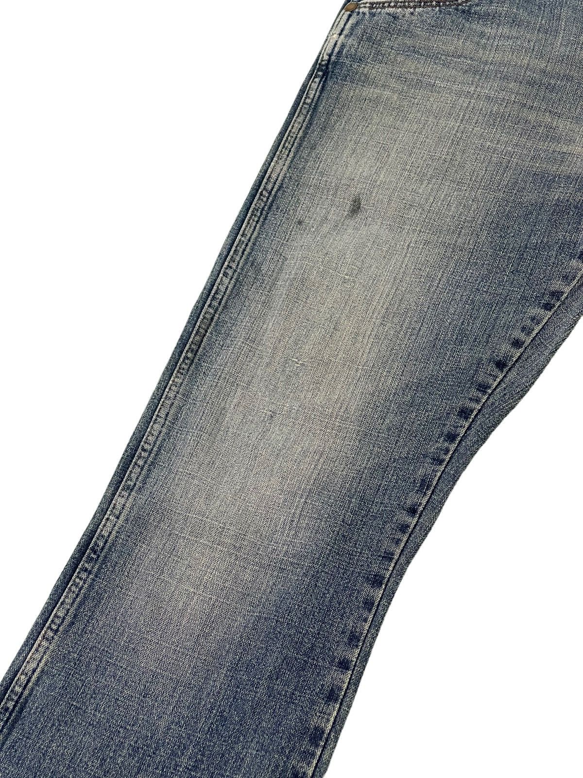Japanese Brand Flare Jeans Vtg Wrangler Distress Denim Boot Cut 5🟦0 Size US 34 / EU 50 - 6 Thumbnail