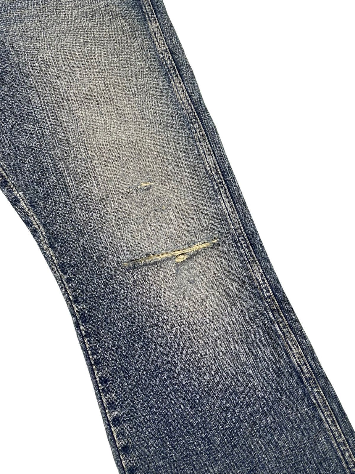 Japanese Brand Flare Jeans Vtg Wrangler Distress Denim Boot Cut 5🟦0 Size US 34 / EU 50 - 7 Thumbnail