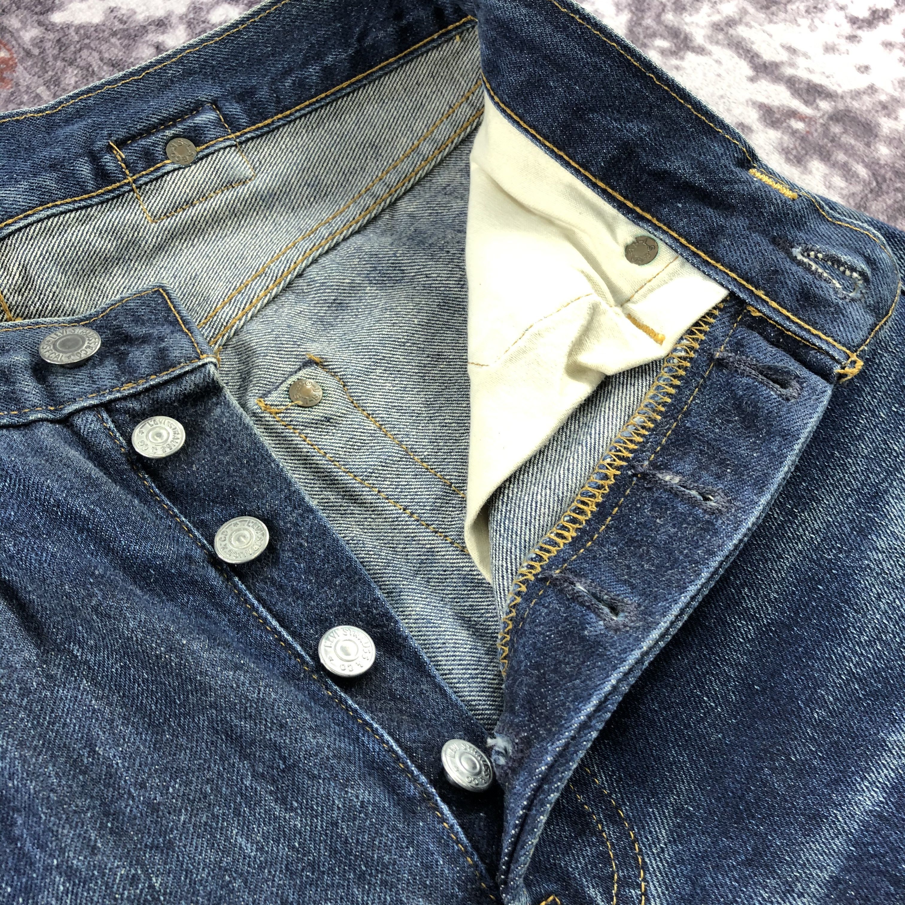 Levi's × Vintage 90s Vintage Redline Levis 201 Jeans-JM2770 Size 28" / US 6 / IT 42 - 8 Thumbnail