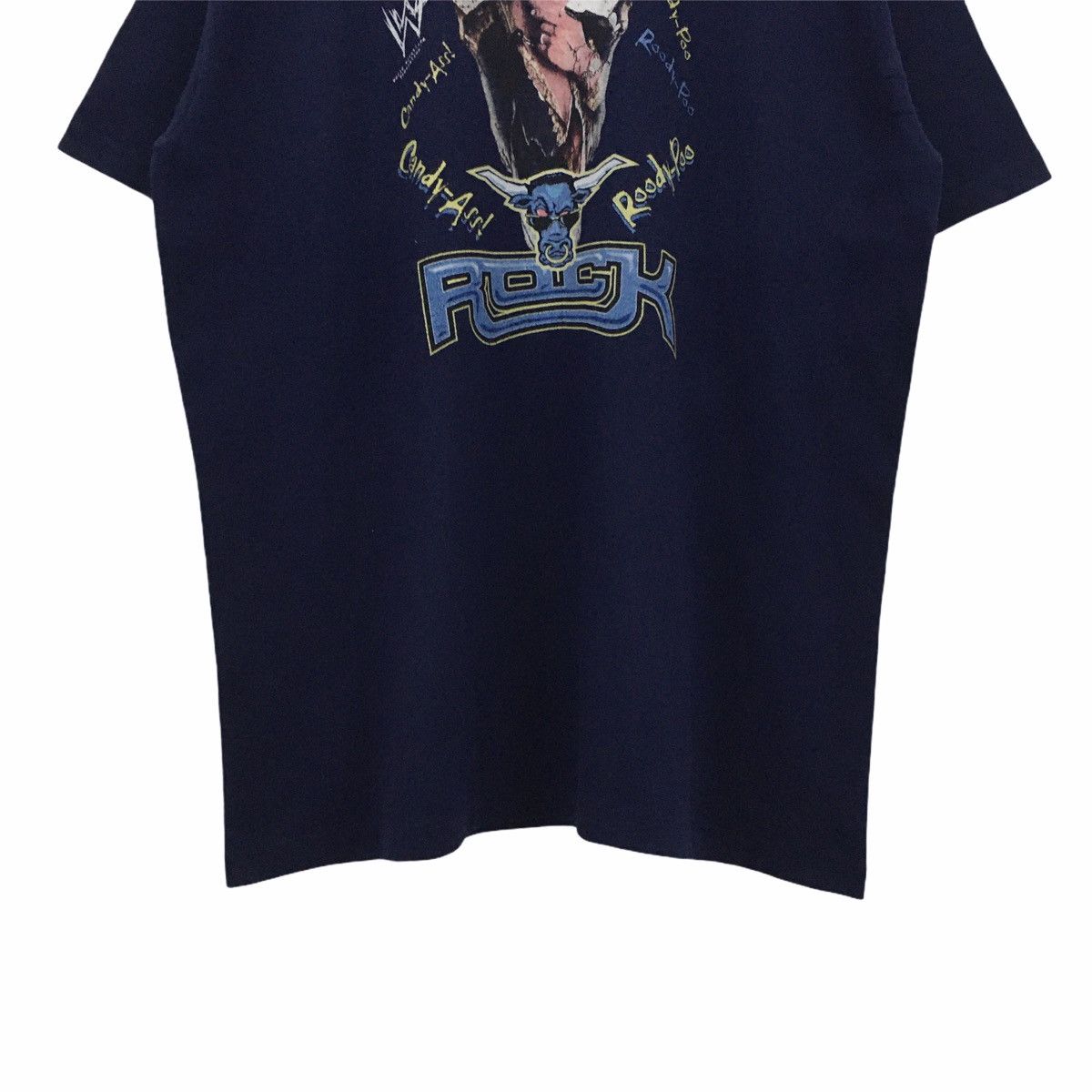 Vintage × WWE × WWF Rare Vintage 90’s WWF WWE THE ROCK Tee Size US XL / EU 56 / 4 - 10 Thumbnail
