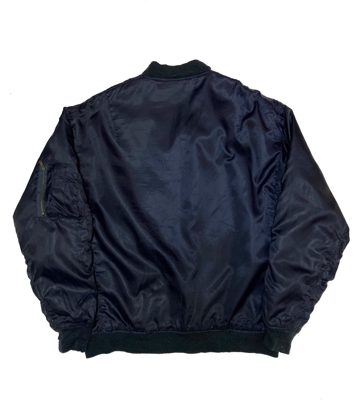 Vintage Vintage 90's Military Flyers Man Bomber Jacket Size L Size US M / EU 48-50 / 2 - 2 Thumbnail