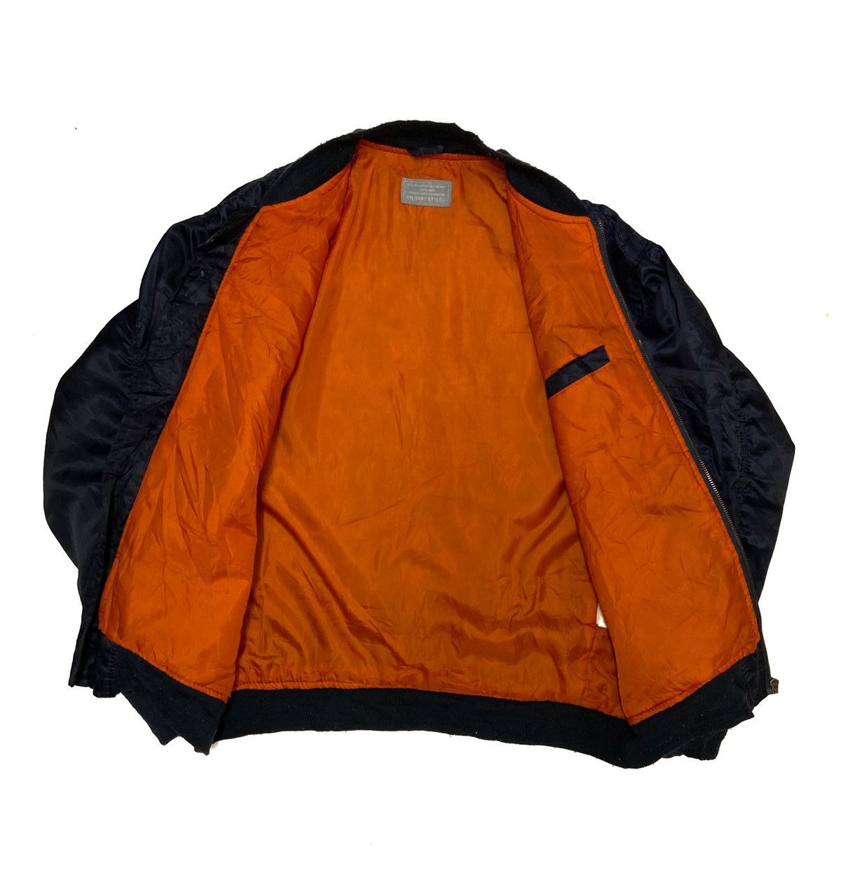 Vintage Vintage 90's Military Flyers Man Bomber Jacket Size L Size US M / EU 48-50 / 2 - 3 Thumbnail