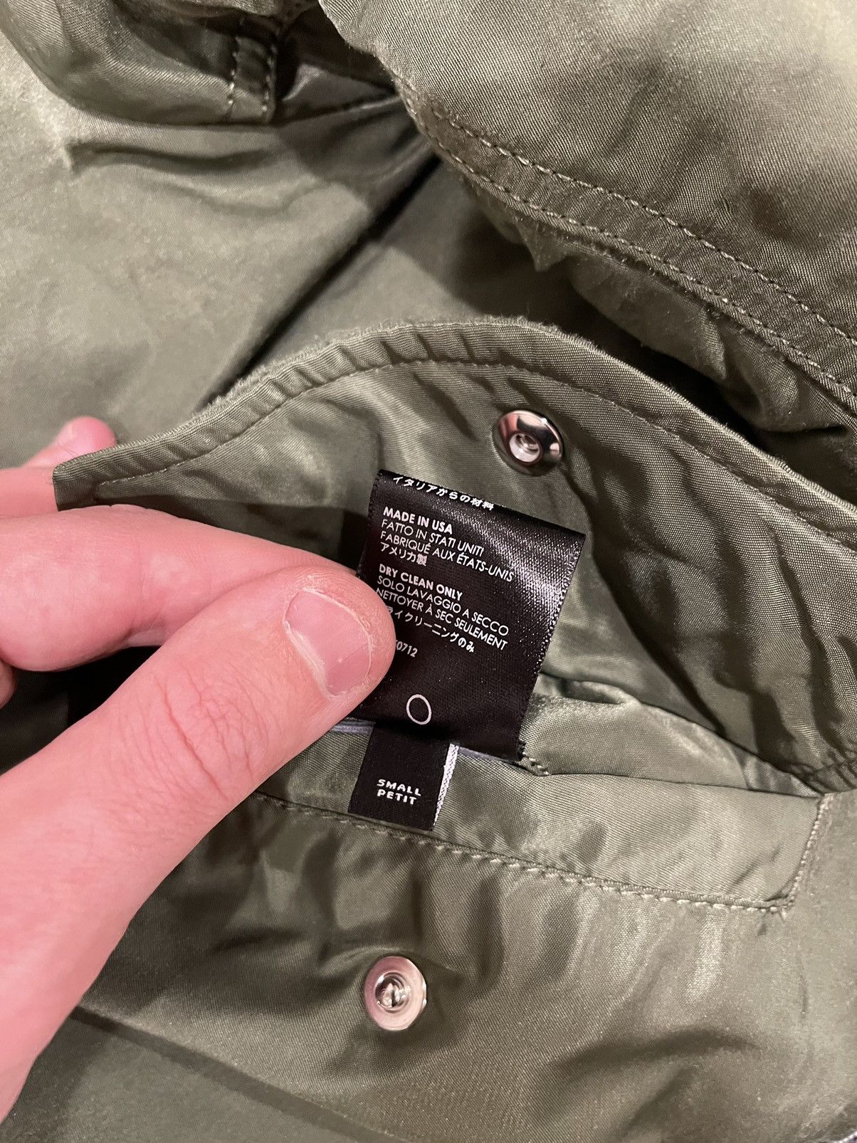 Amiri AMIRI REVERSIBLE JACKET Green size S $4500 Size US S / EU 44-46 / 1 - 3 Thumbnail