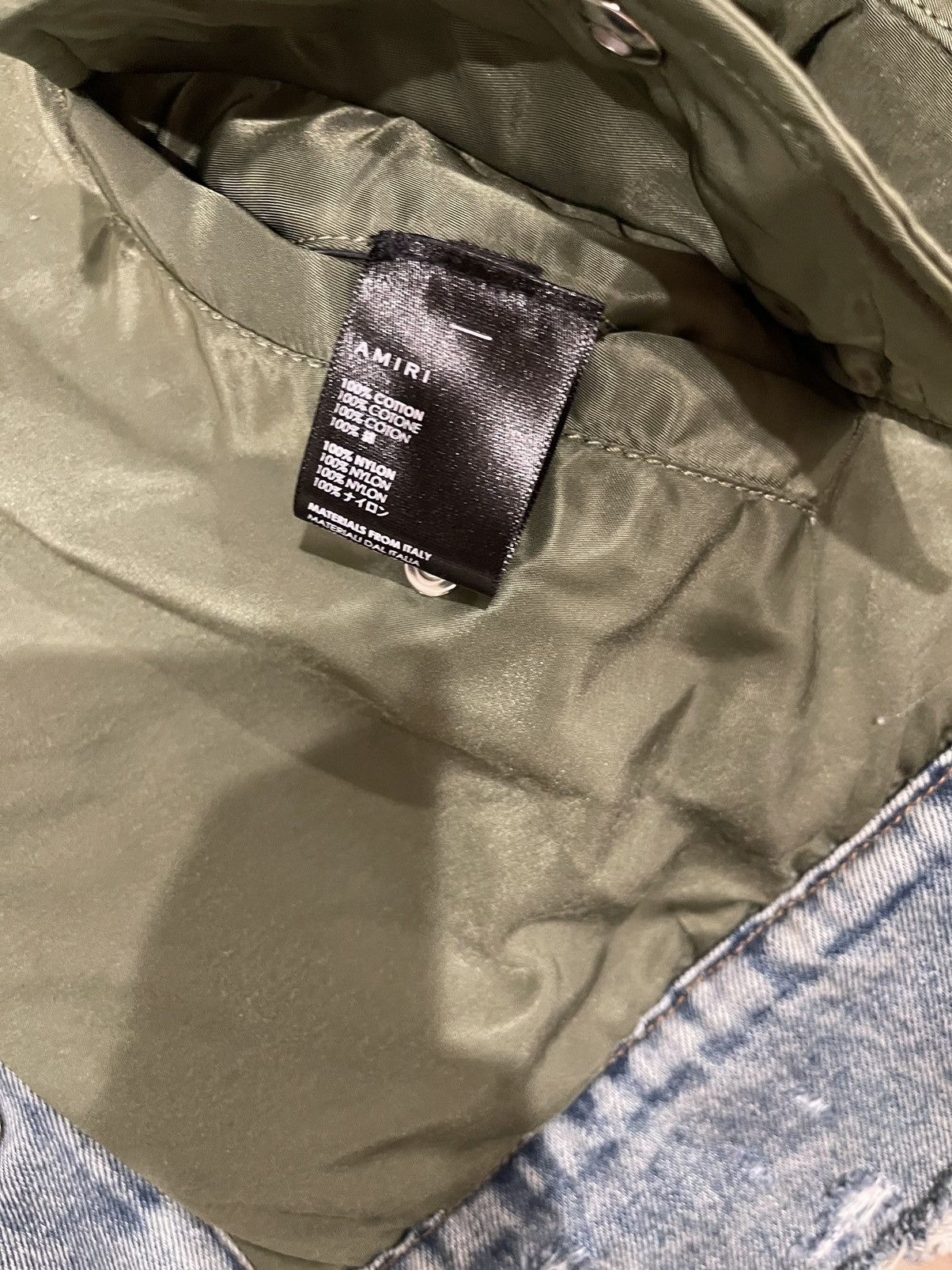 Amiri AMIRI REVERSIBLE JACKET Green size S $4500 Size US S / EU 44-46 / 1 - 2 Thumbnail