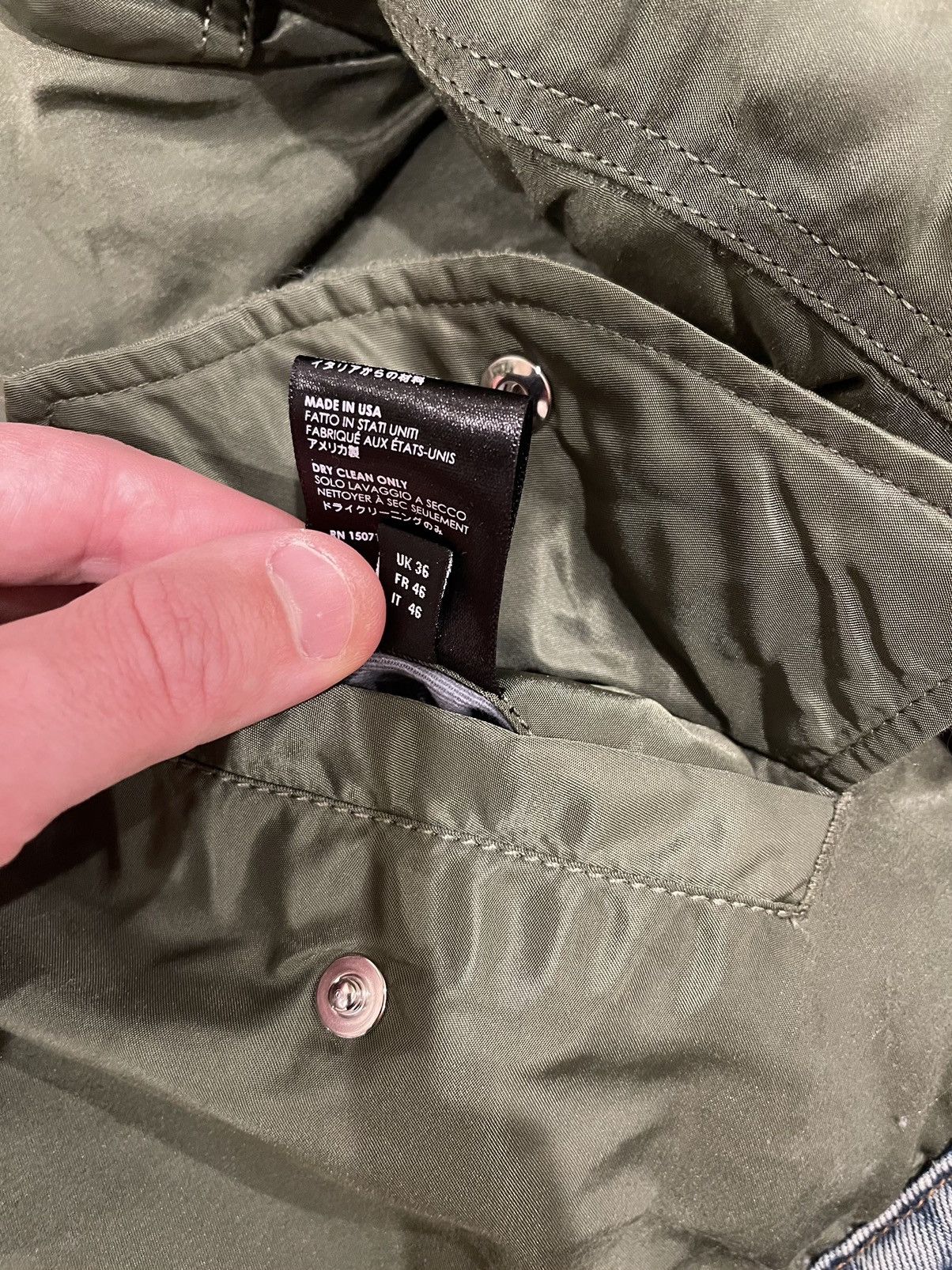 Amiri AMIRI REVERSIBLE JACKET Green size S $4500 Size US S / EU 44-46 / 1 - 4 Thumbnail