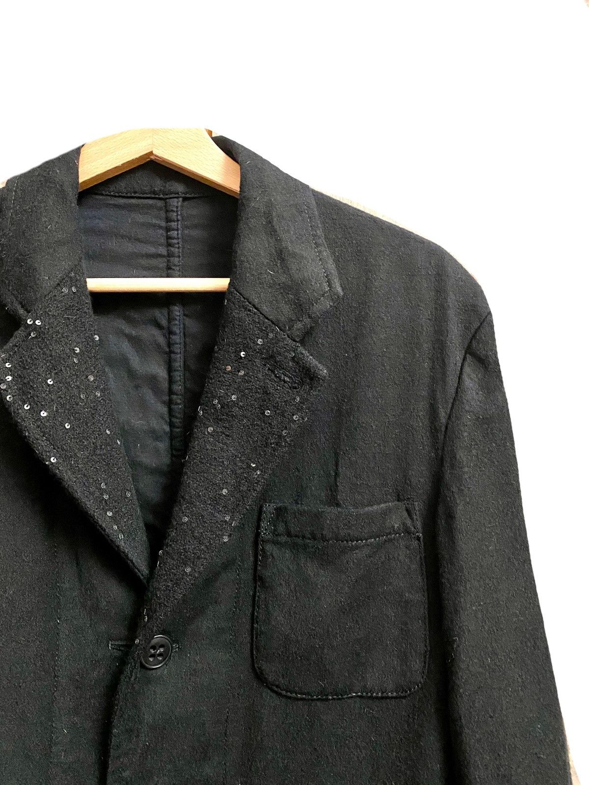 Ann Demeulemeester Ann Demeulemeester black wool sequins blazer jacket S Size US S / EU 44-46 / 1 - 5 Thumbnail