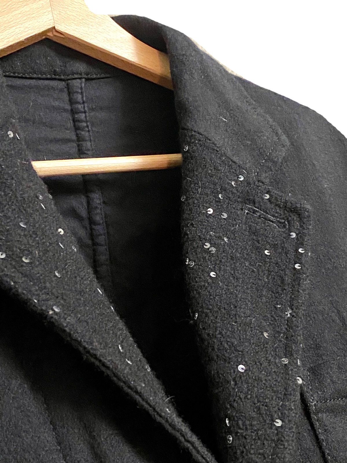 Ann Demeulemeester Ann Demeulemeester black wool sequins blazer jacket S Size US S / EU 44-46 / 1 - 4 Thumbnail