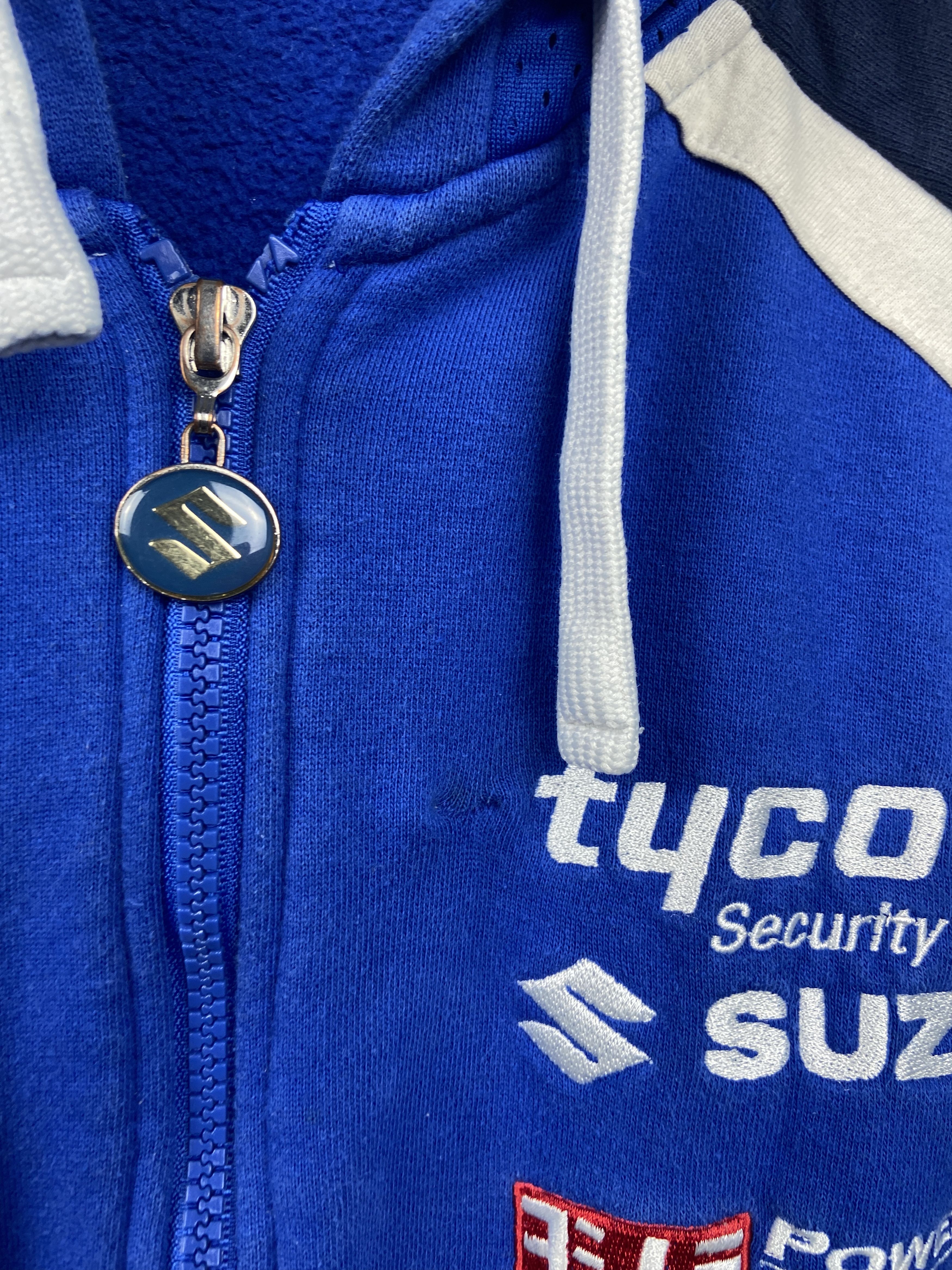 Japanese Brand Suzuki Racing Team Vintage Mens Zip Hoodie Size US M / EU 48-50 / 2 - 9 Thumbnail