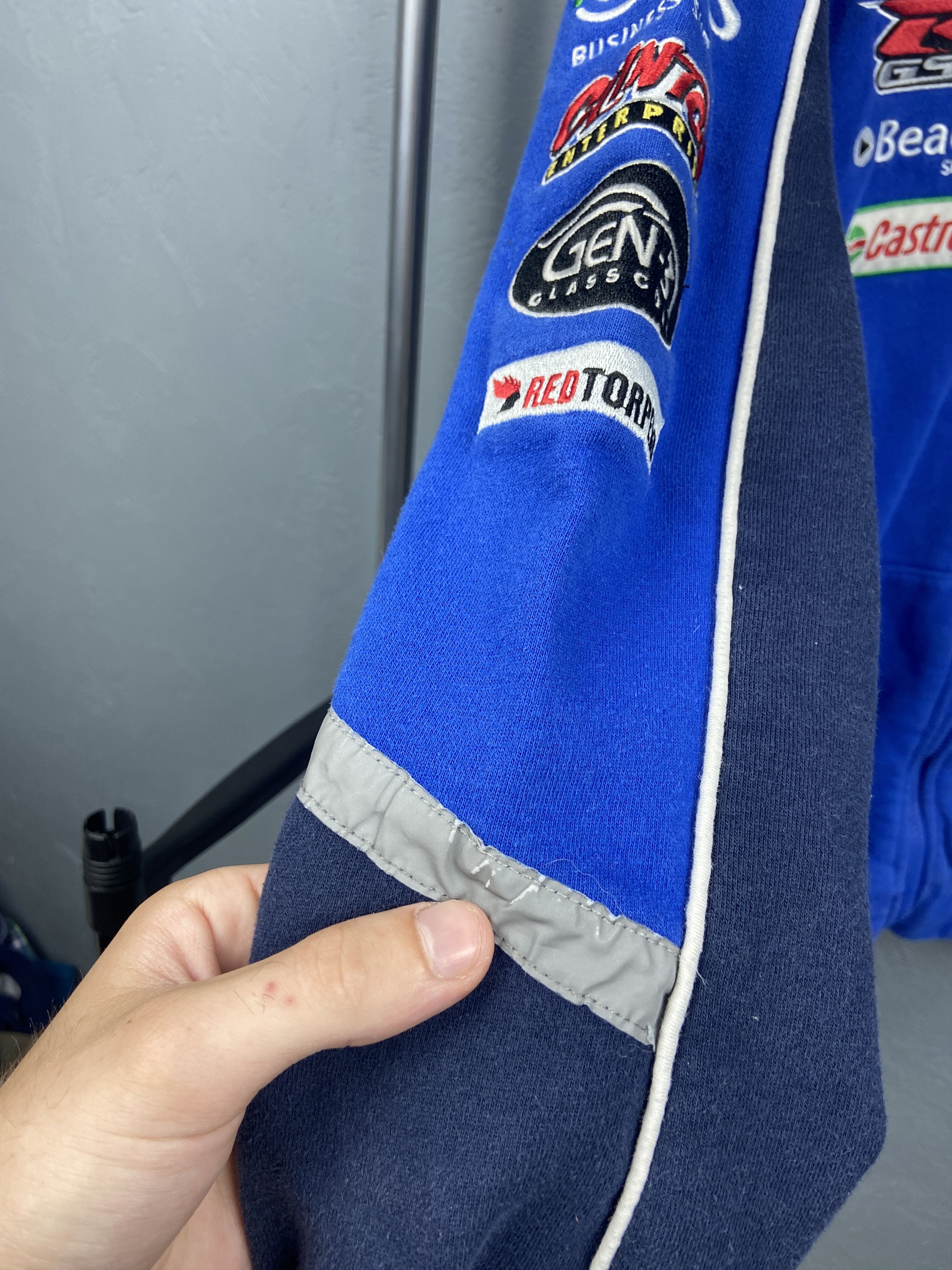 Japanese Brand Suzuki Racing Team Vintage Mens Zip Hoodie Size US M / EU 48-50 / 2 - 6 Thumbnail