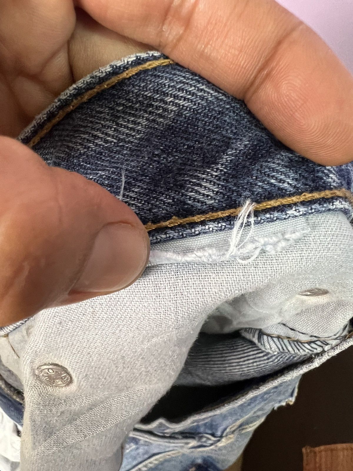 Levi's 🔥Distressed Levis Cropped Denim Size US 35 - 15 Thumbnail
