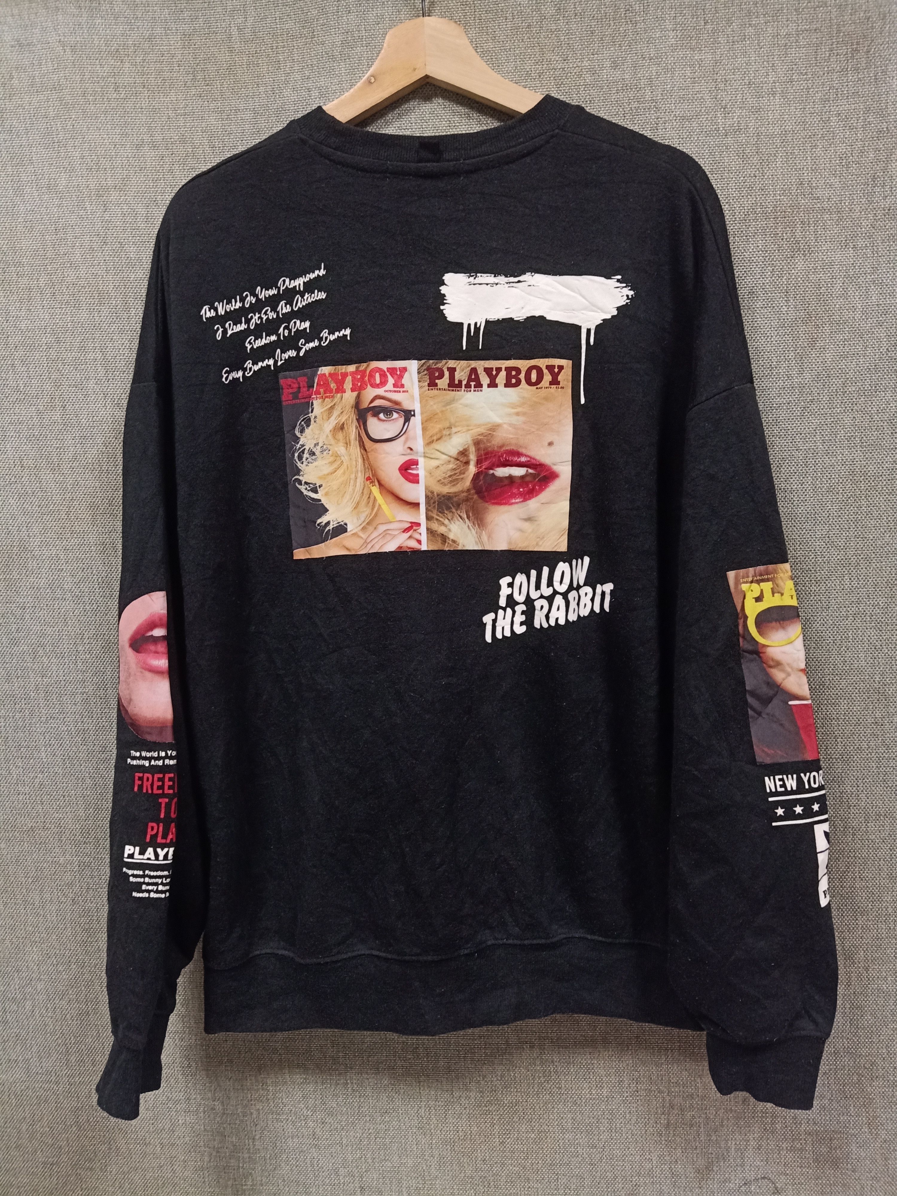 Playboy sweatshirt playboy very rare Size US XL / EU 56 / 4 - 2 Thumbnail