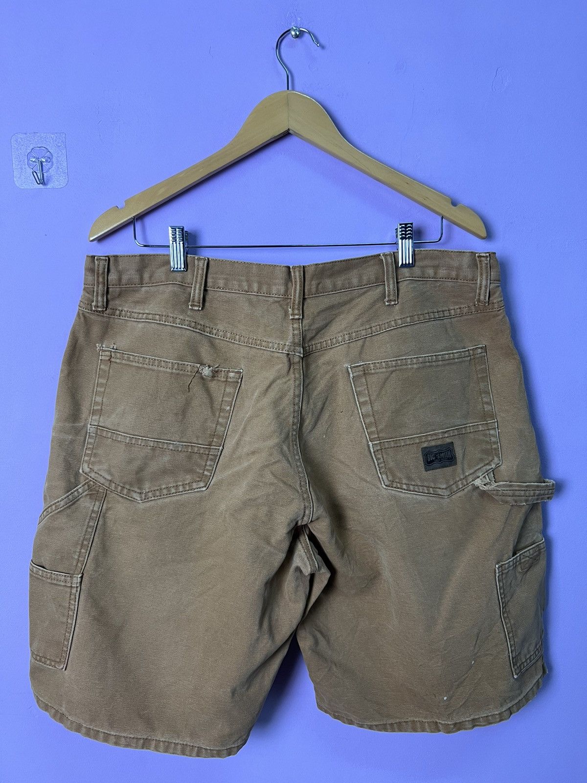 Japanese Brand 🔥Rare Distressed Big Smith Short Carpenter Pants Size US 36 / EU 52 - 2 Thumbnail