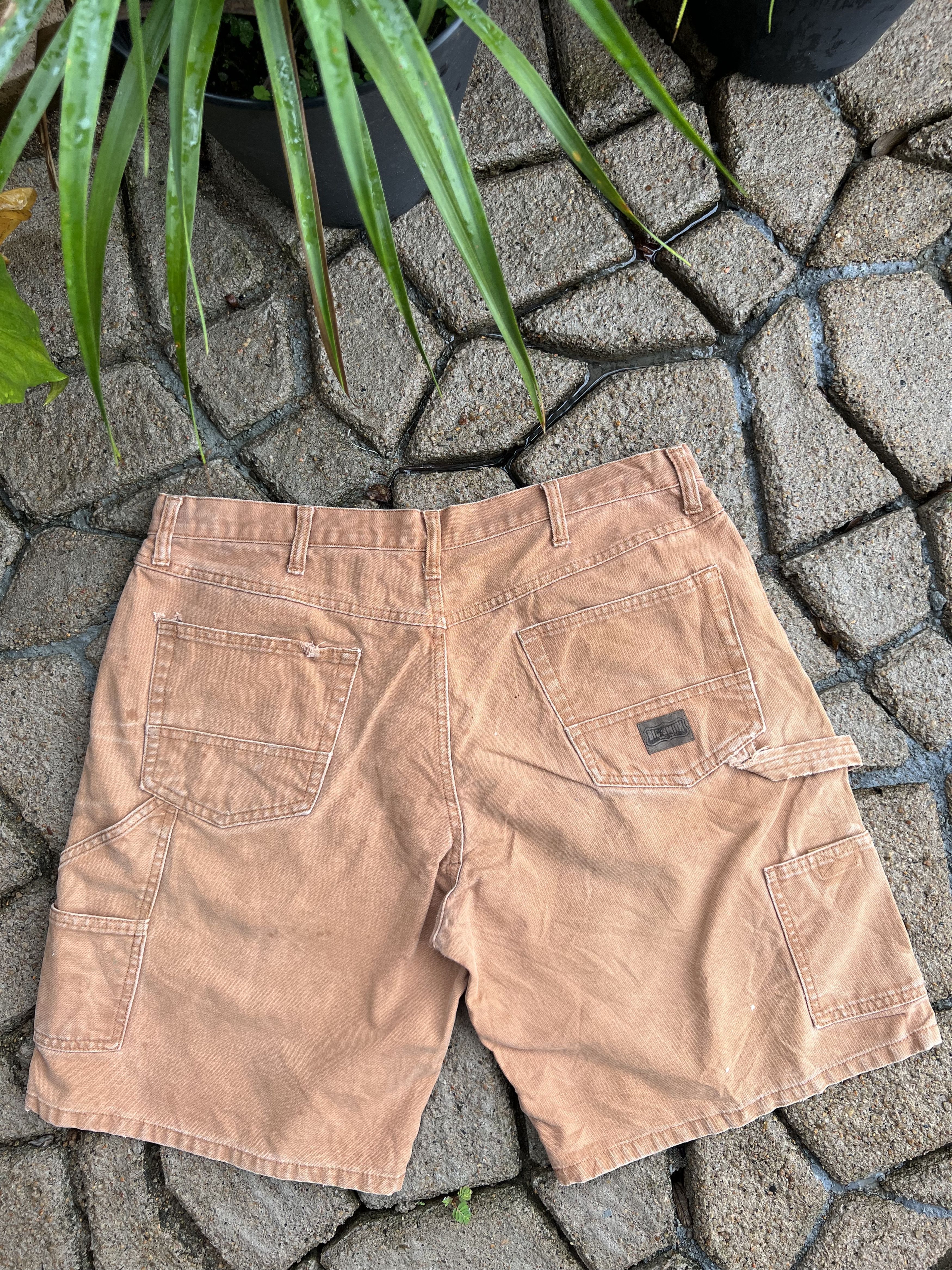 Japanese Brand 🔥Rare Distressed Big Smith Short Carpenter Pants Size US 36 / EU 52 - 22 Thumbnail