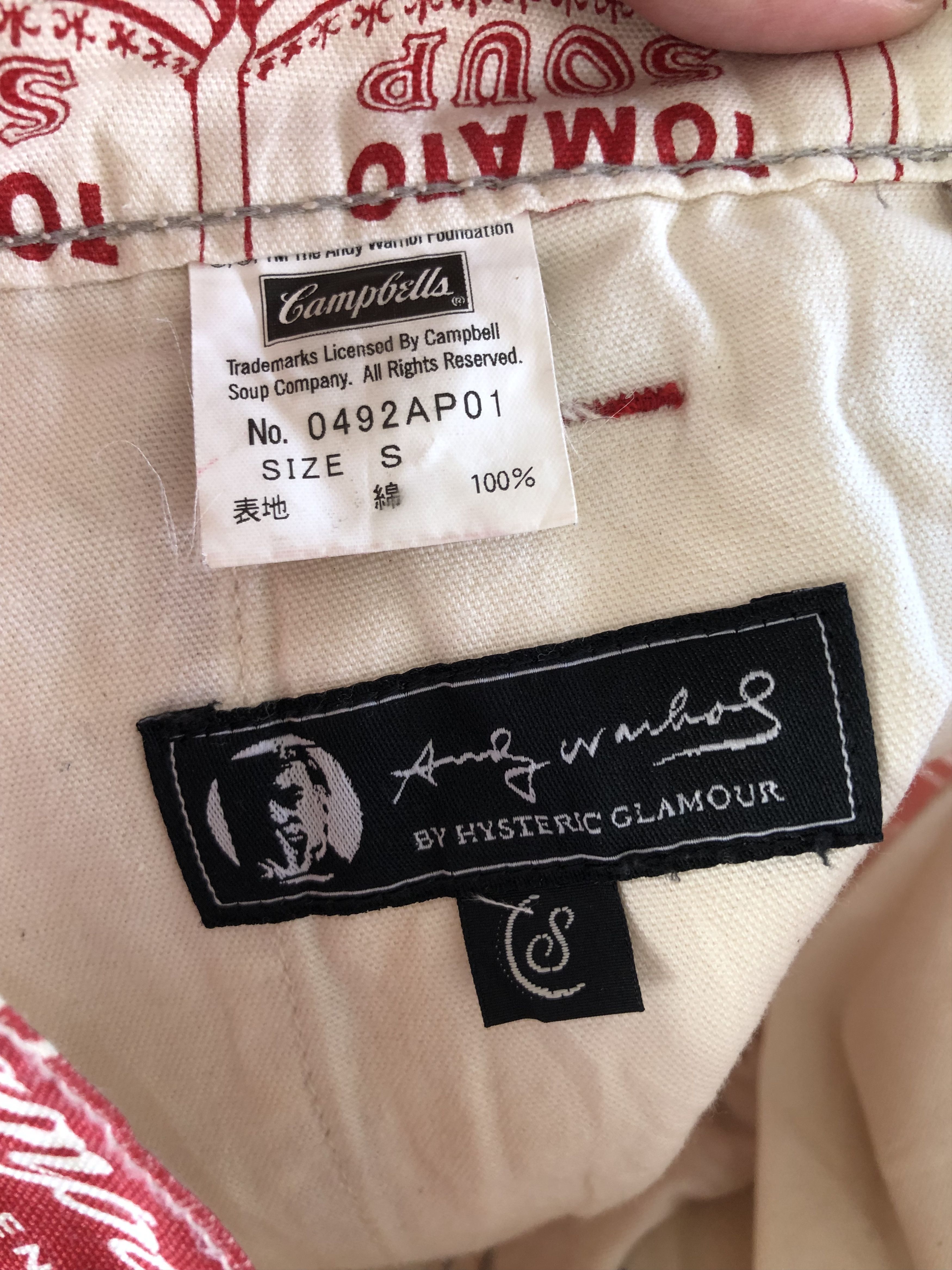 Andy Warhol × Hysteric Glamour RARE🔥HYSTERIC GLAMOUR X ANDY WARHOL FULL PRINT 3/4 PANTS Size US 33 - 7 Thumbnail
