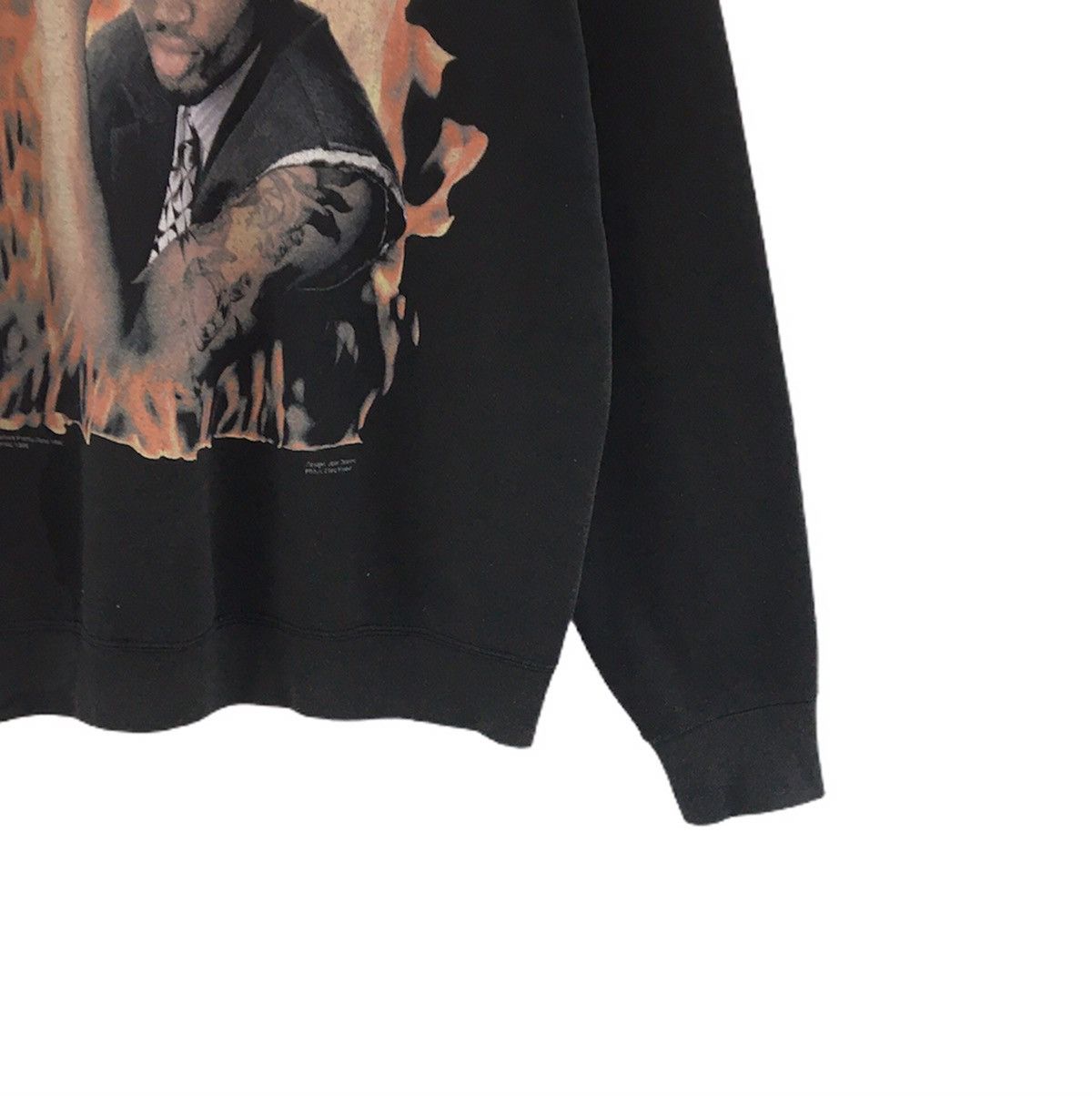 NBA Vintage 90s Dennis Rodman Fire Basketball Players Sweatshirt Size US L / EU 52-54 / 3 - 7 Thumbnail