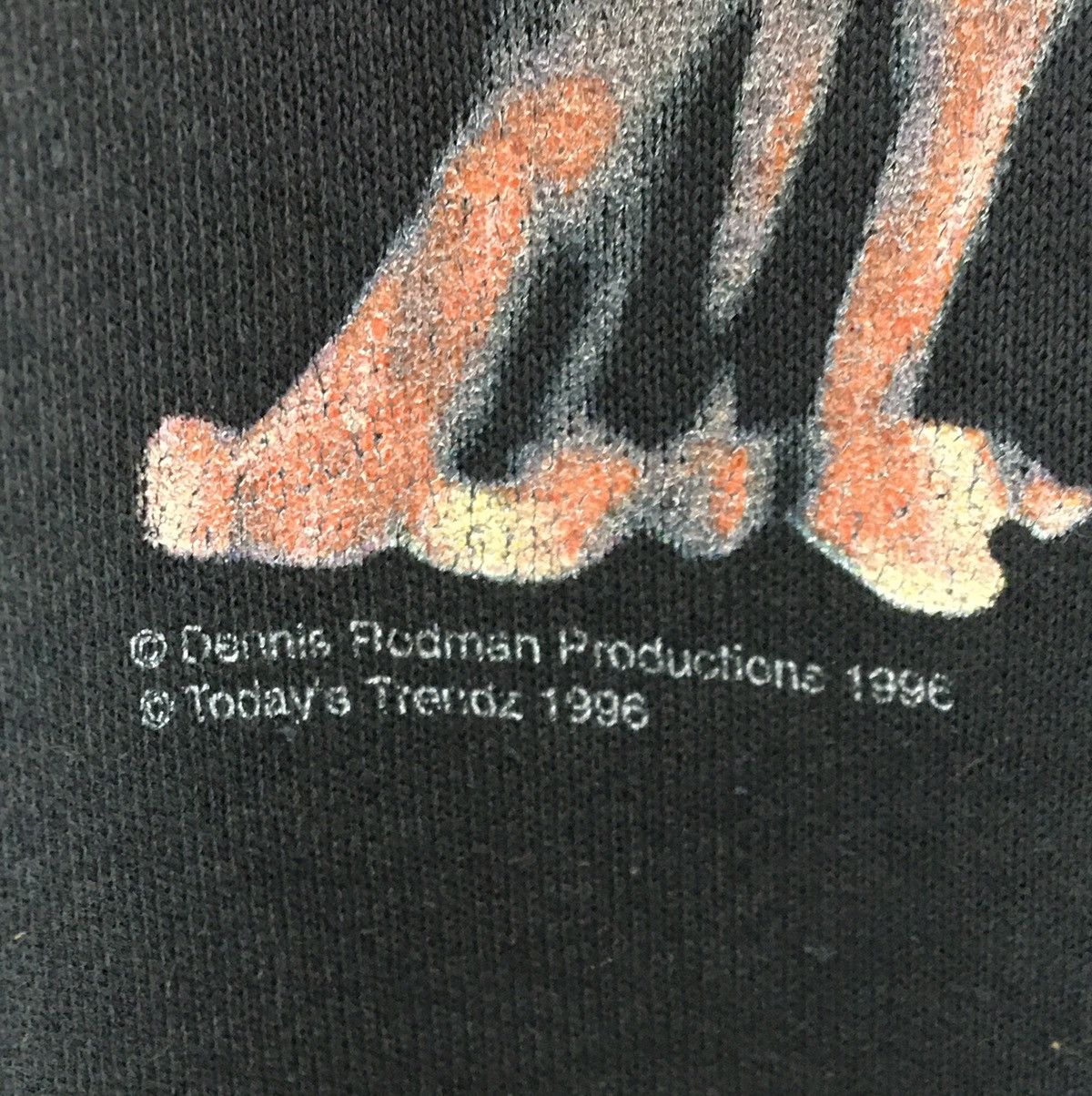 NBA Vintage 90s Dennis Rodman Fire Basketball Players Sweatshirt Size US L / EU 52-54 / 3 - 8 Thumbnail
