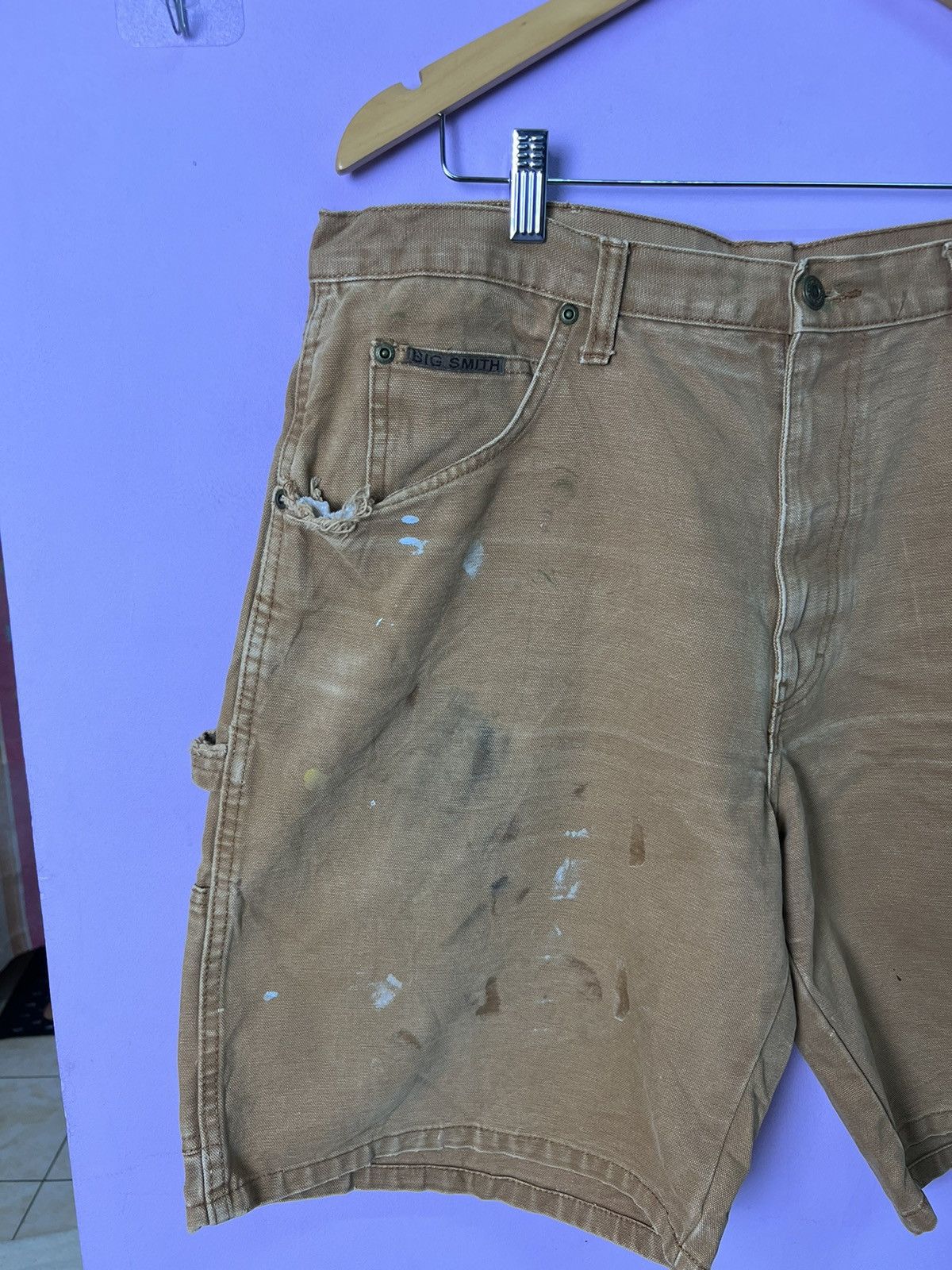 Japanese Brand 🔥Rare Distressed Big Smith Short Carpenter Pants Size US 36 / EU 52 - 5 Thumbnail