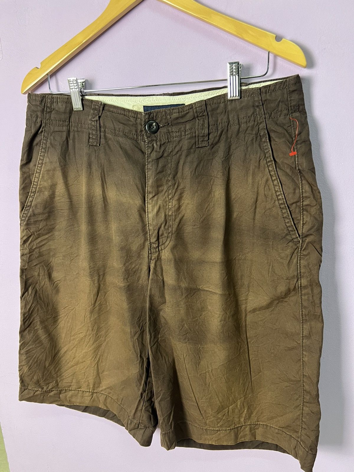 Tommy Hilfiger 🔥Sun Faded Tommy Hilfiger Shorts Khaki Size US 33 - 7 Thumbnail