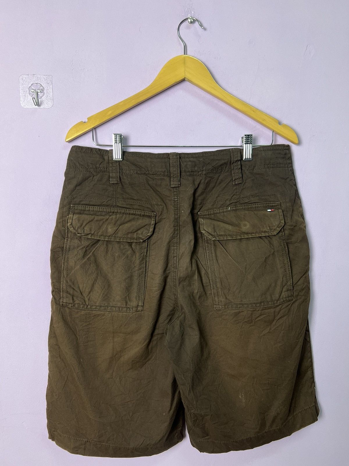 Tommy Hilfiger 🔥Sun Faded Tommy Hilfiger Shorts Khaki Size US 33 - 4 Thumbnail