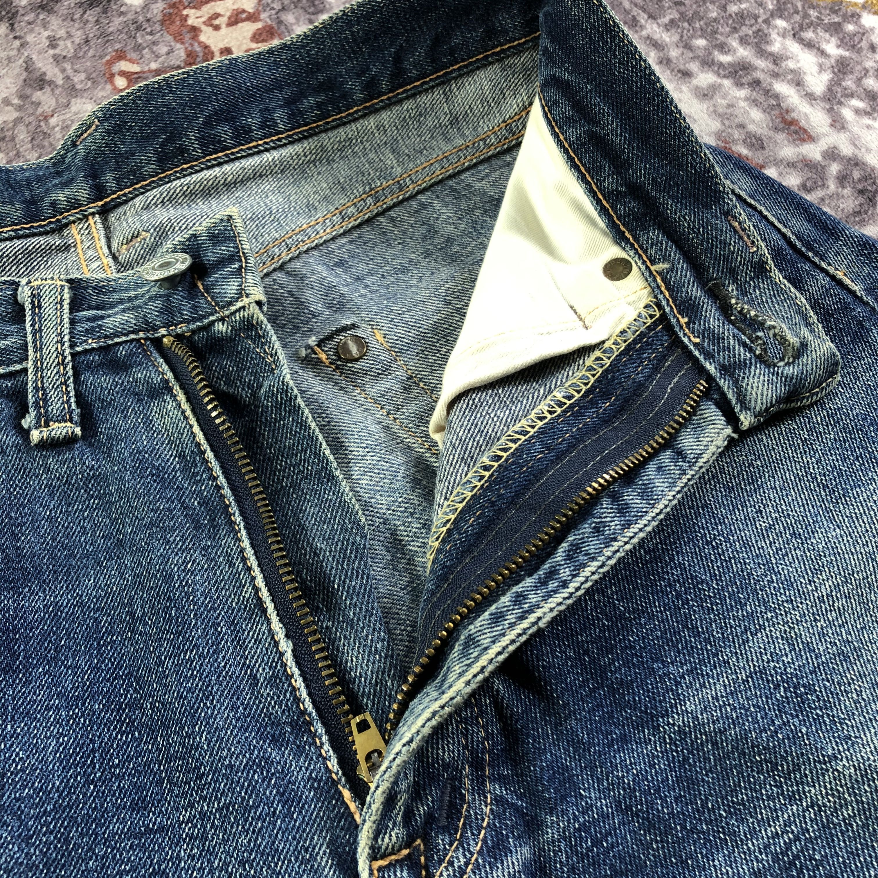 Denime × Japanese Brand × Vintage Vintage Japan Denime Redline Jeans -JM3184 Size US 32 / EU 48 - 8 Thumbnail