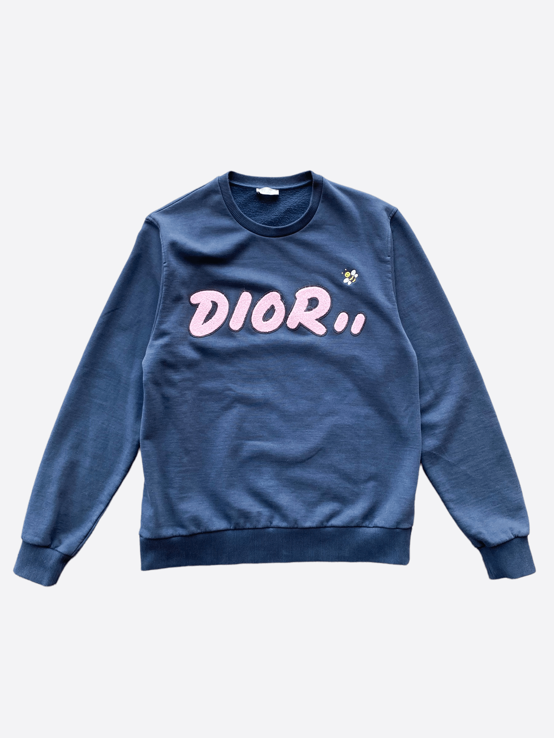 Dior Kaws Dior Kaws Black Logo Sweater Grailed