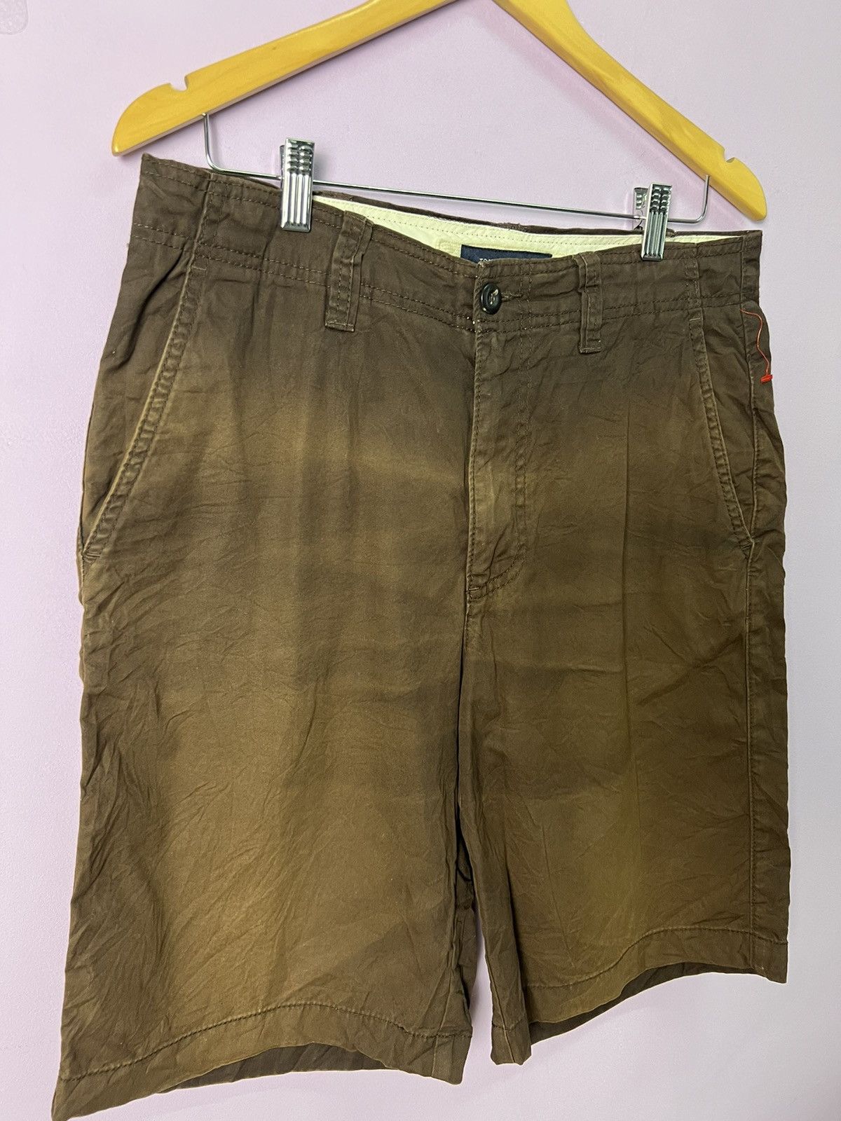 Tommy Hilfiger 🔥Sun Faded Tommy Hilfiger Shorts Khaki Size US 33 - 6 Thumbnail