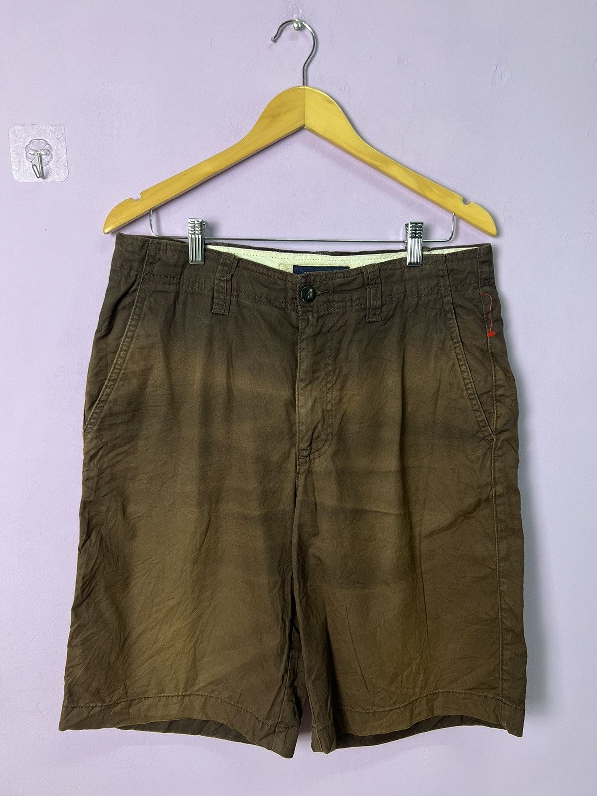 Tommy Hilfiger 🔥Sun Faded Tommy Hilfiger Shorts Khaki Size US 33 - 1 Thumbnail