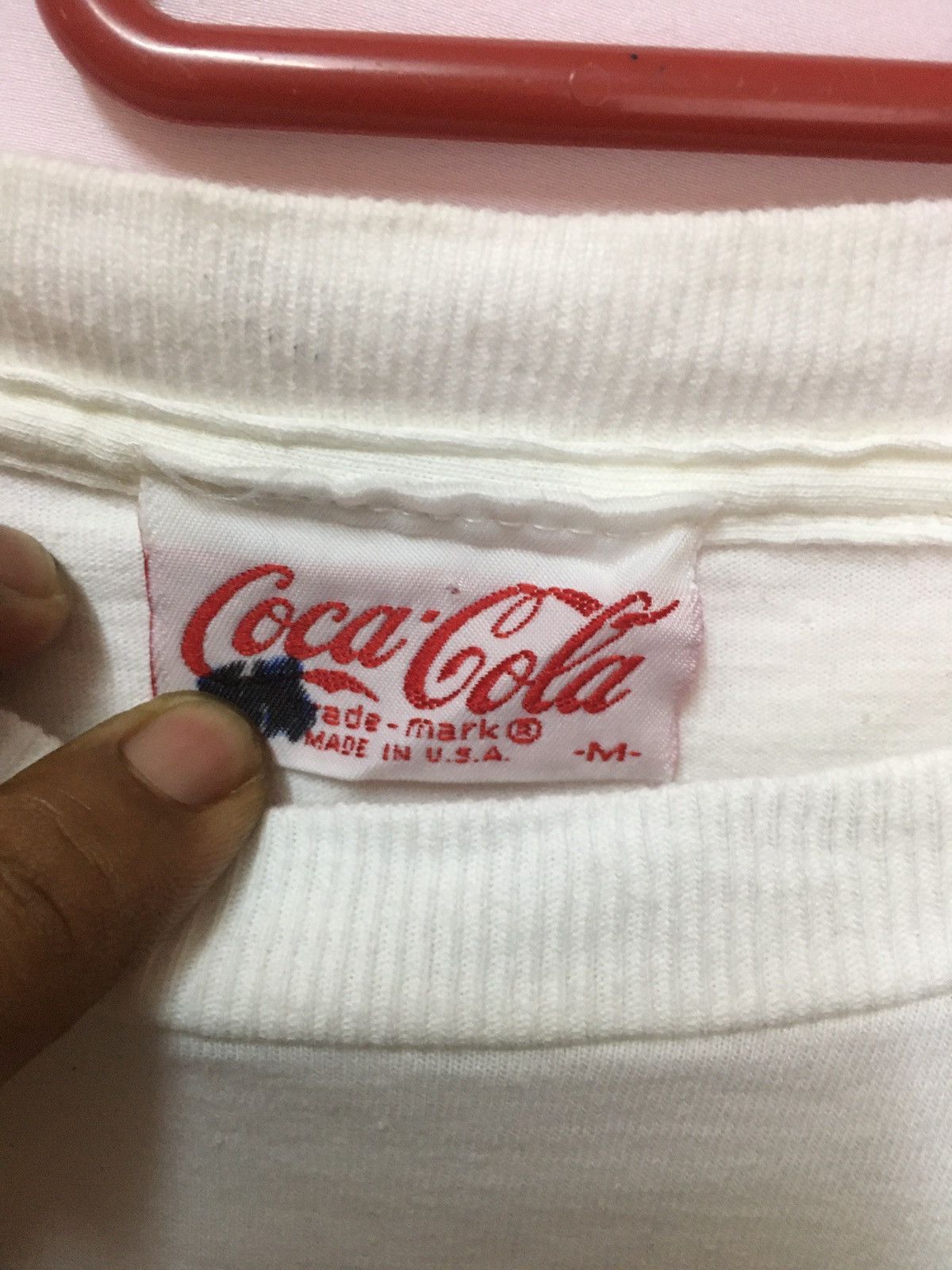 Coca Cola × Vintage RARE design! Coca cola over print Size US L / EU 52-54 / 3 - 4 Thumbnail