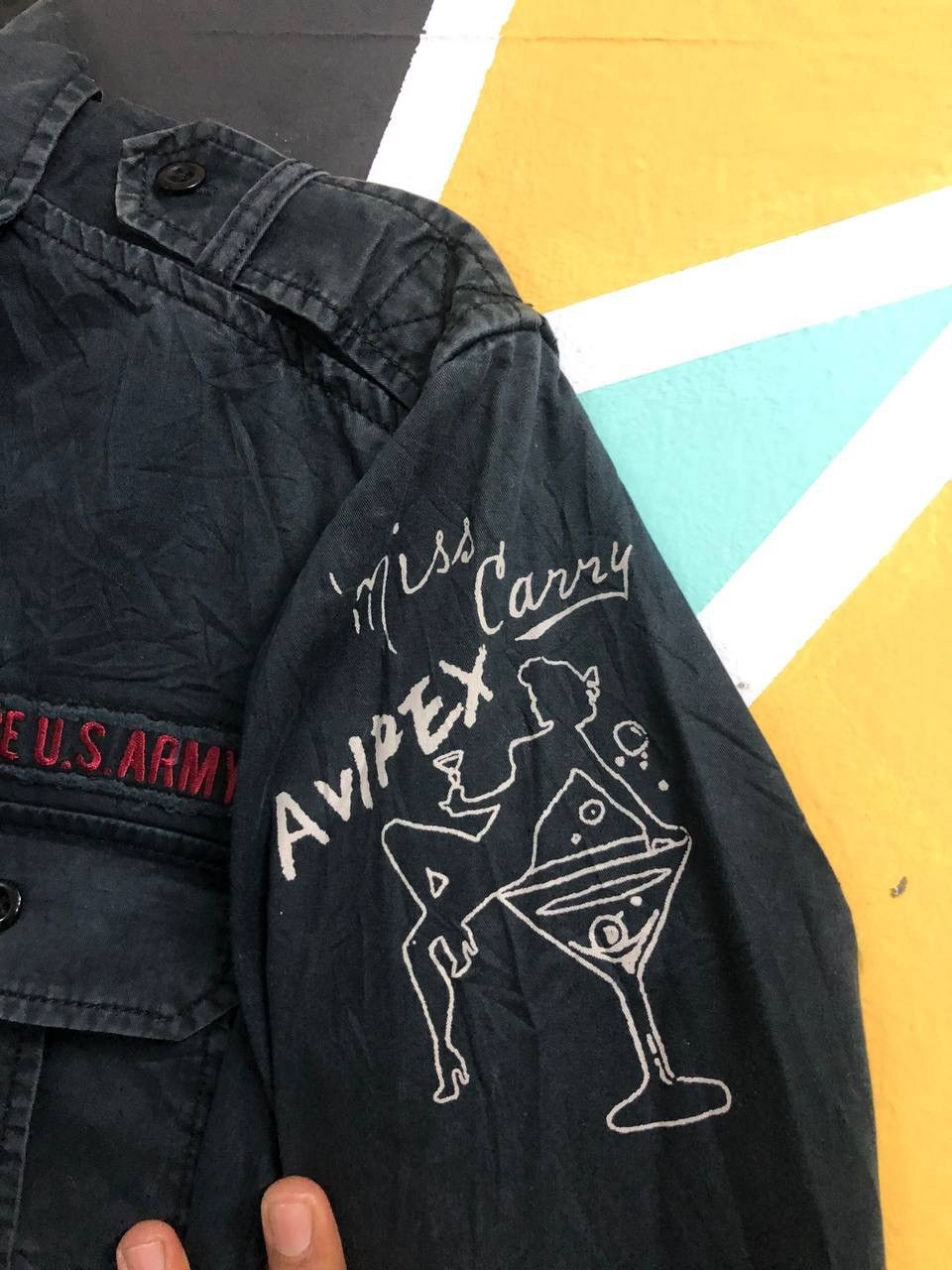 Avirex × Japanese Brand Rare🔥Avirex original patches Button Up Size US M / EU 48-50 / 2 - 4 Thumbnail