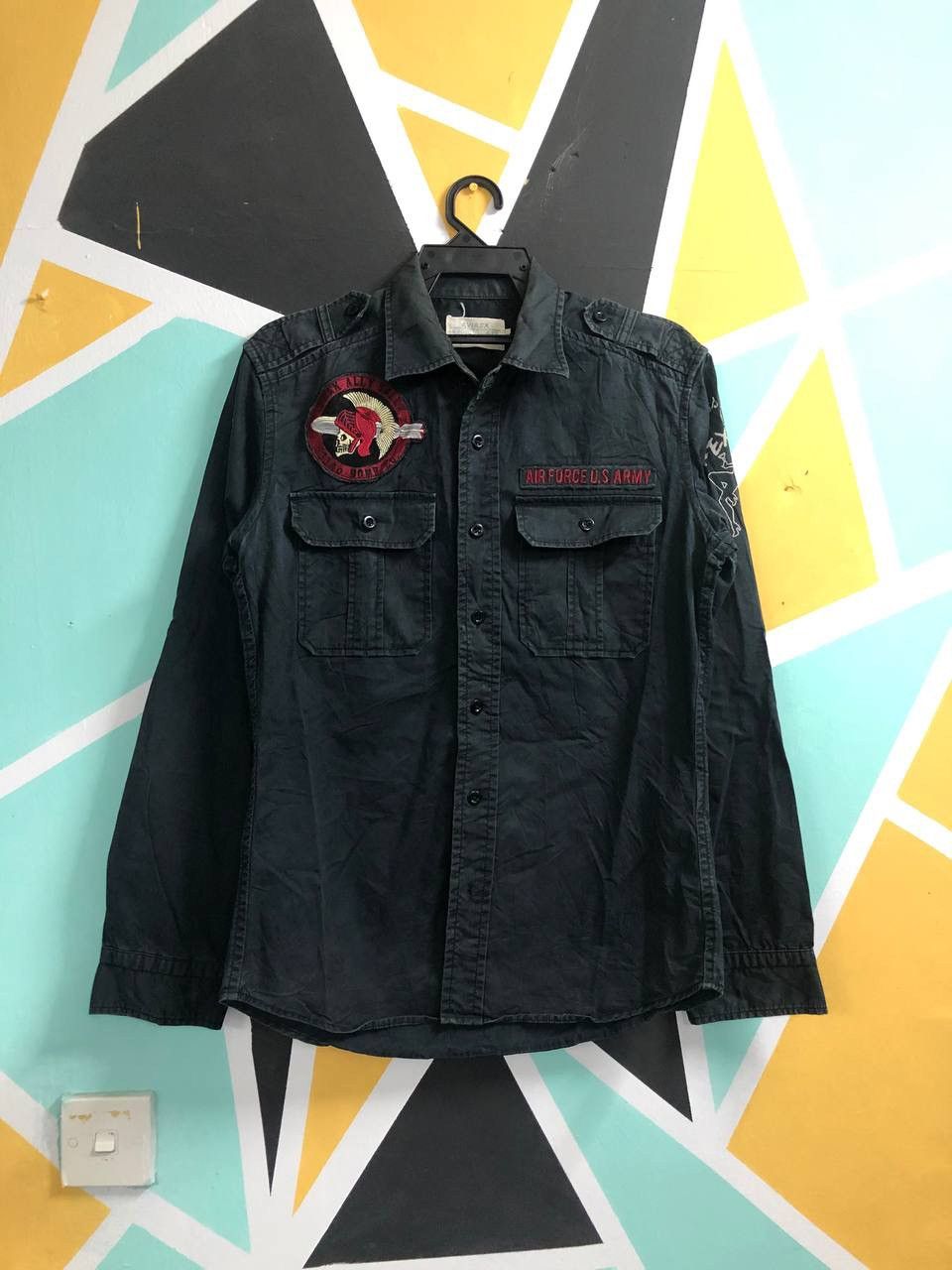 Avirex × Japanese Brand Rare🔥Avirex original patches Button Up Size US M / EU 48-50 / 2 - 1 Thumbnail