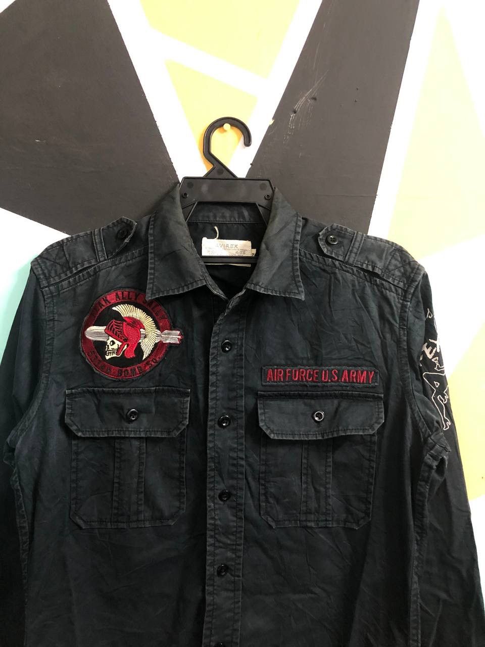 Avirex × Japanese Brand Rare🔥Avirex original patches Button Up Size US M / EU 48-50 / 2 - 2 Thumbnail