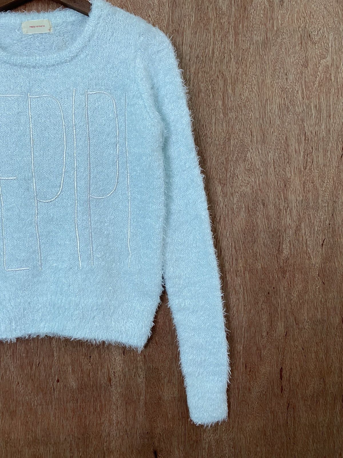 Homespun Knitwear × Japanese Brand × Vintage Repipi Armario Shag Shaggy Fur Mohair Knitwear #B561 Size S / US 4 / IT 40 - 3 Thumbnail