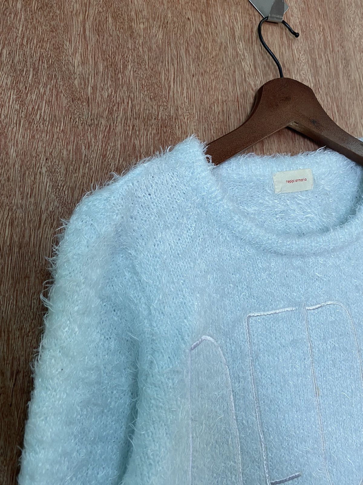 Homespun Knitwear × Japanese Brand × Vintage Repipi Armario Shag Shaggy Fur Mohair Knitwear #B561 Size S / US 4 / IT 40 - 5 Thumbnail