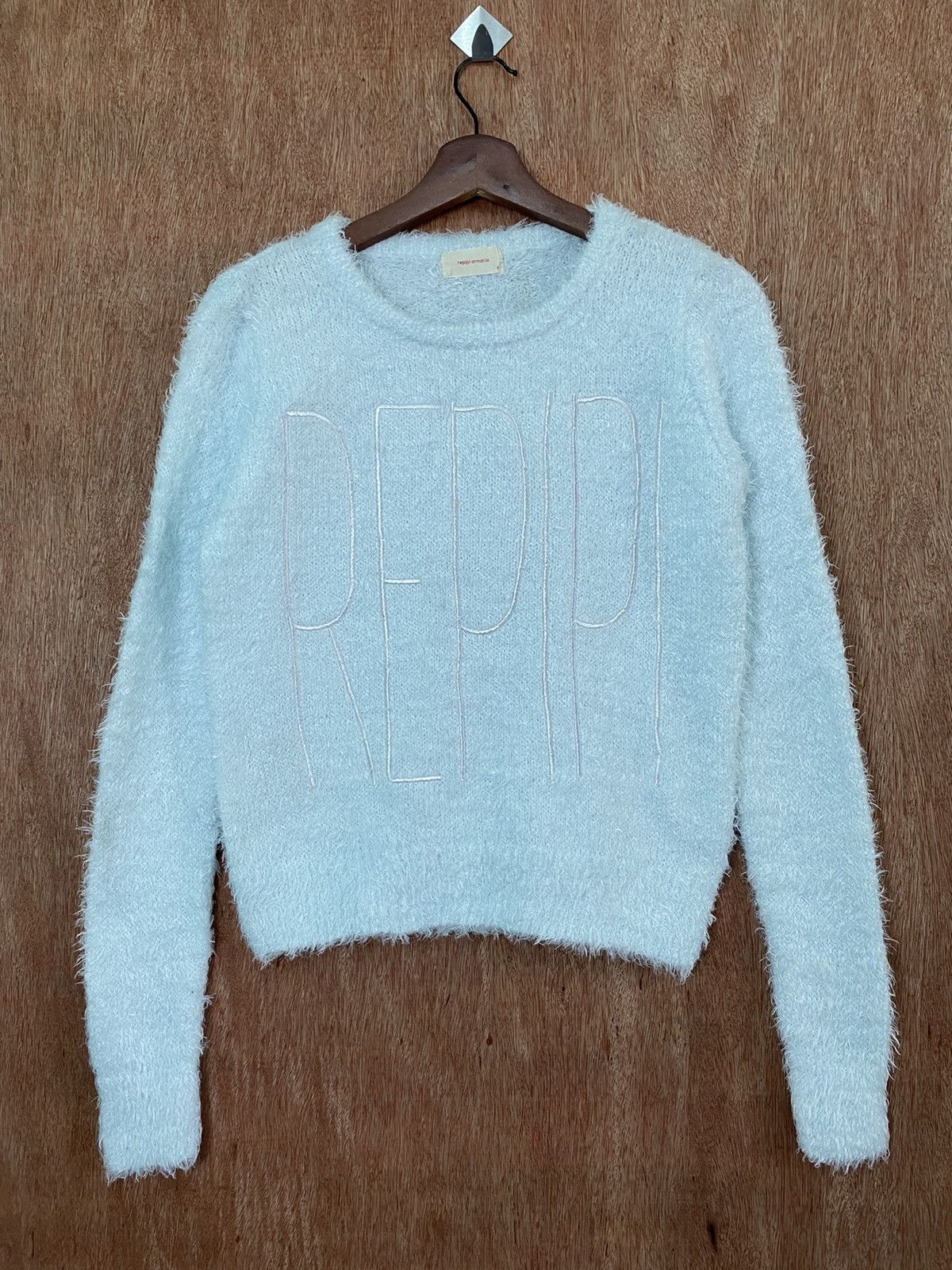 Homespun Knitwear × Japanese Brand × Vintage Repipi Armario Shag Shaggy Fur Mohair Knitwear #B561 Size S / US 4 / IT 40 - 1 Thumbnail