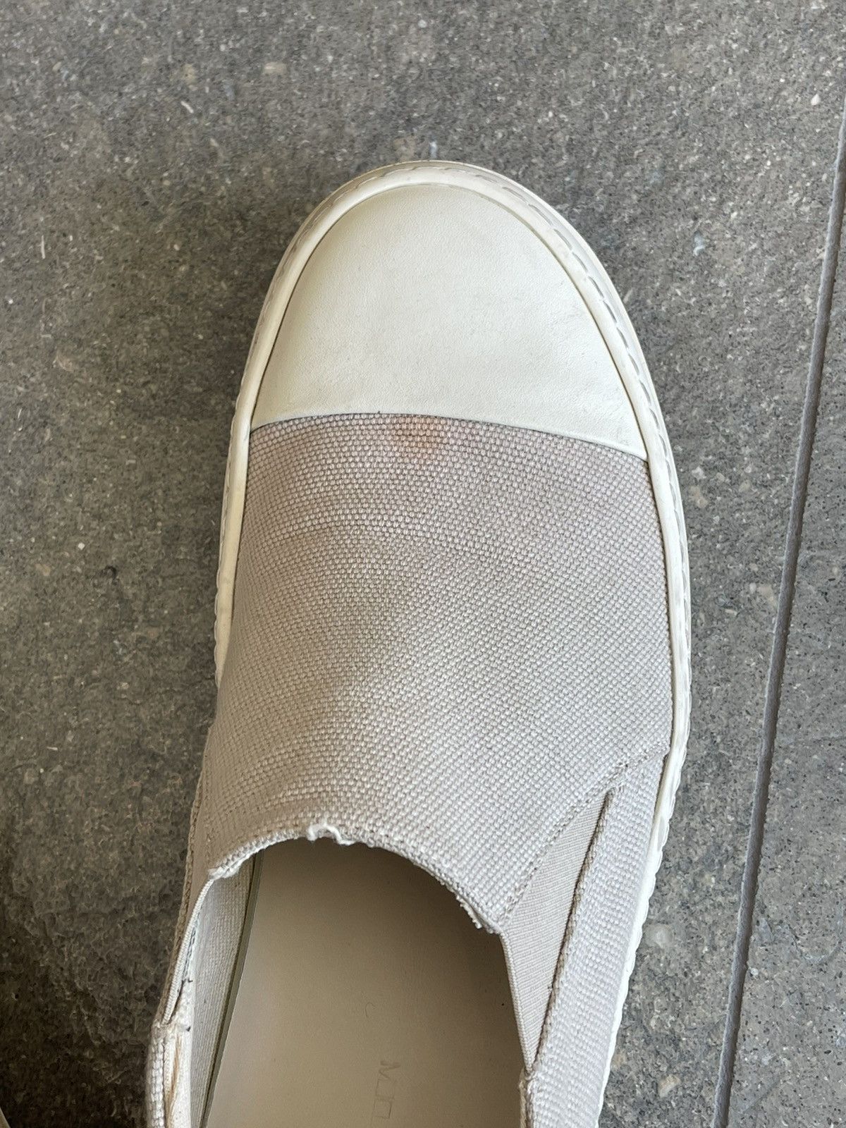 Rick Owens Drkshdw Canvas Boat Slip-on | Grailed