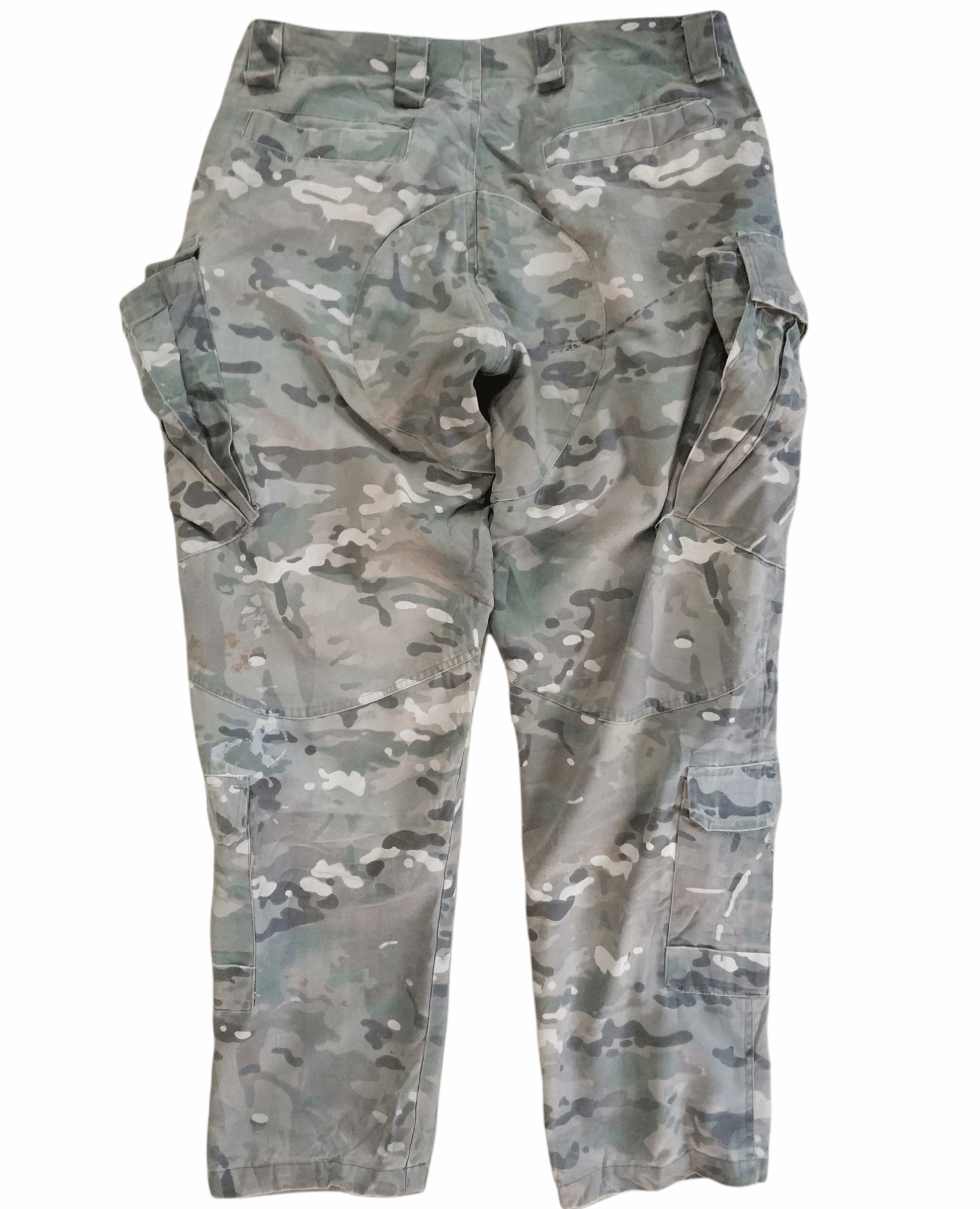 Japanese Brand 🔥Distressed Double Knee Camo 10 Pockets Cargo Pants Size US 31 - 2 Thumbnail