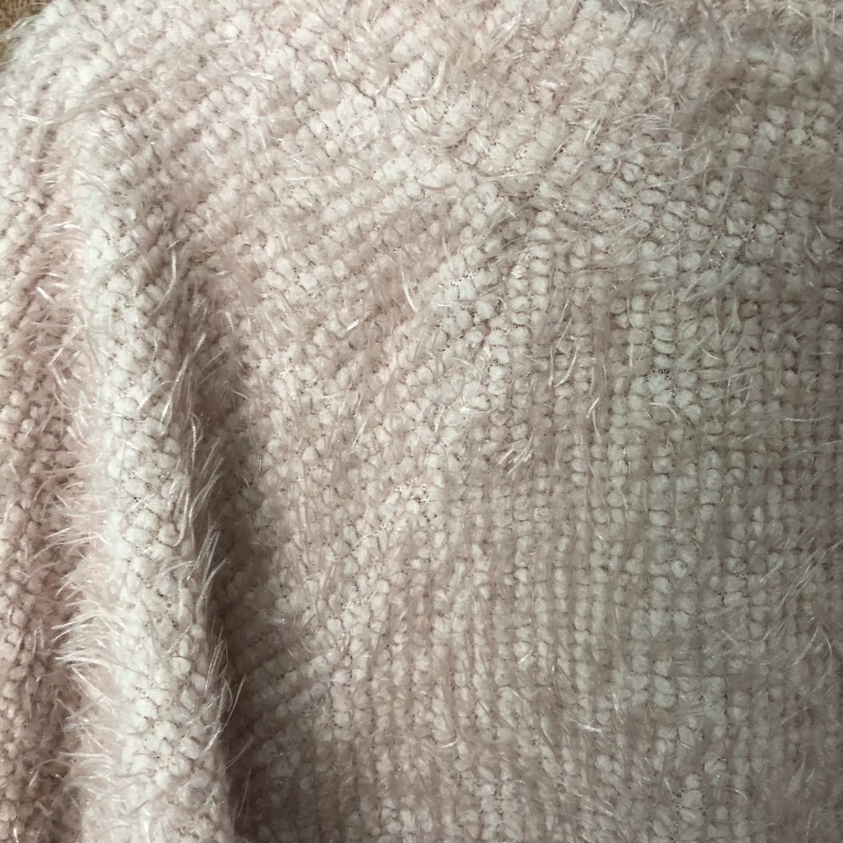 Homespun Knitwear × Japanese Brand Chip Clip Dark Pink Shag Shaggy Fur Mohair Knitwear #6466 Size US M / EU 48-50 / 2 - 6 Thumbnail