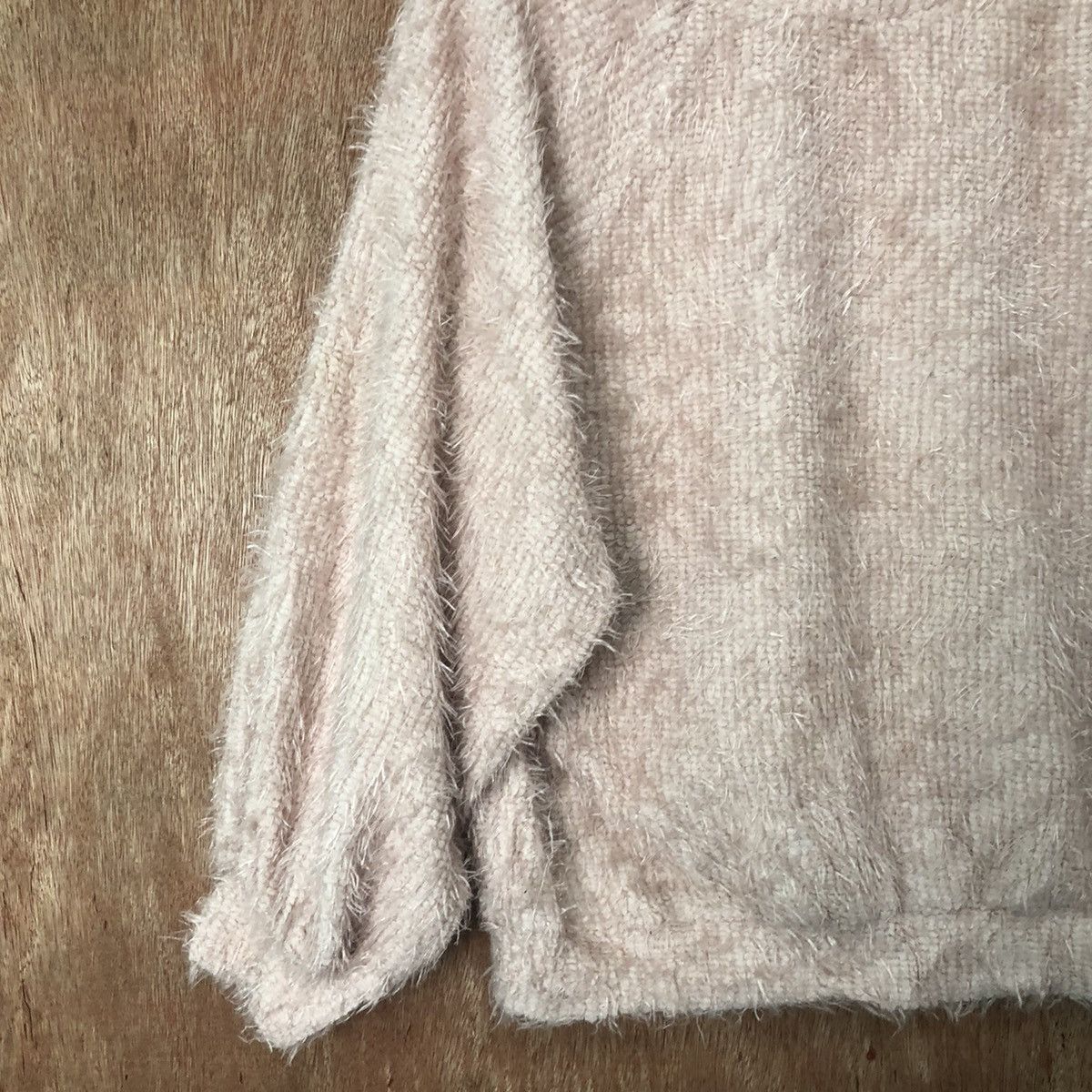 Homespun Knitwear × Japanese Brand Chip Clip Dark Pink Shag Shaggy Fur Mohair Knitwear #6466 Size US M / EU 48-50 / 2 - 4 Thumbnail