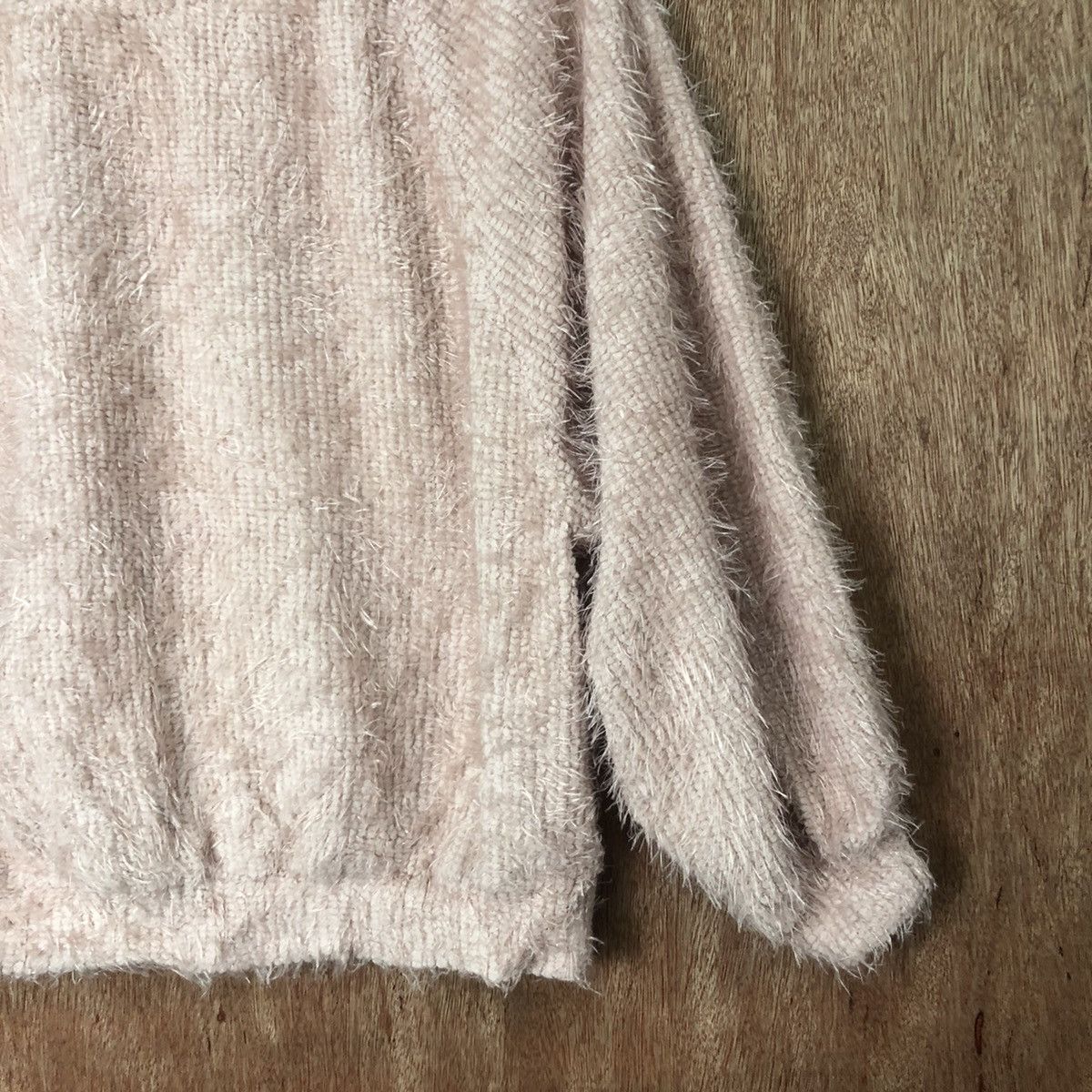 Homespun Knitwear × Japanese Brand Chip Clip Dark Pink Shag Shaggy Fur Mohair Knitwear #6466 Size US M / EU 48-50 / 2 - 5 Thumbnail