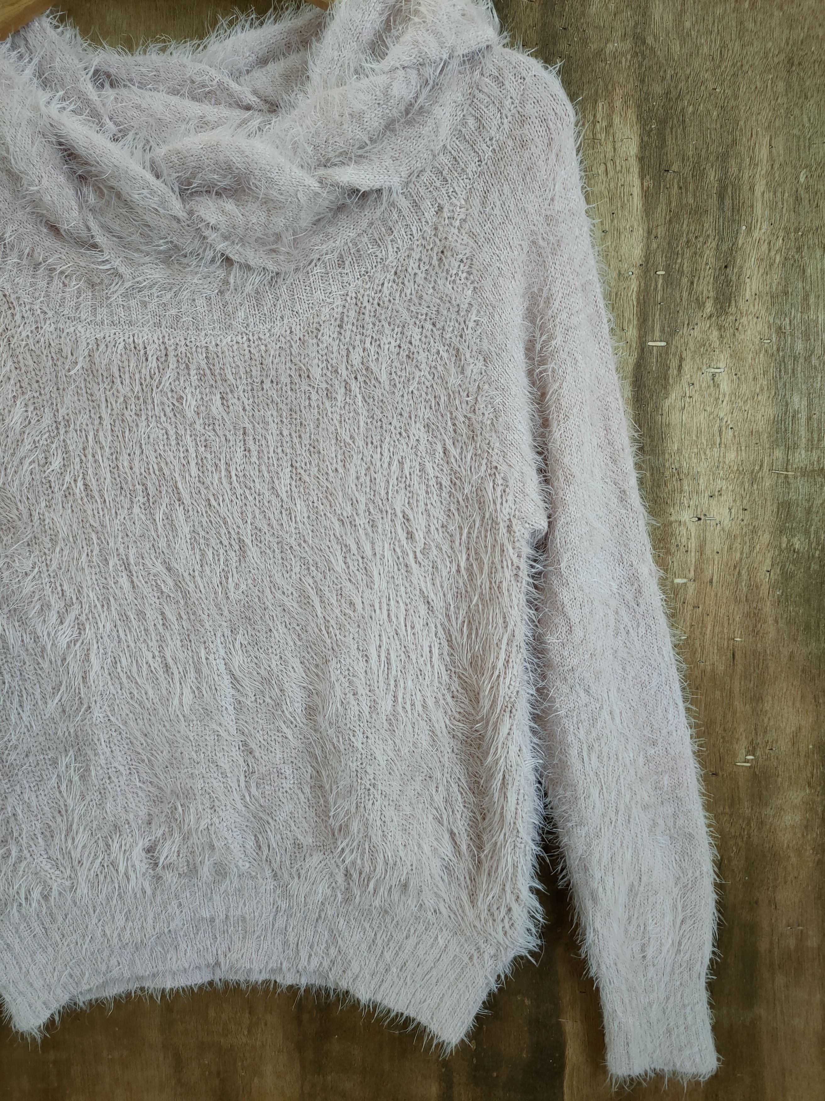 Homespun Knitwear Avan Lily Mohair shag shaggy soft fur knitwear #46-915 Size S / US 4 / IT 40 - 3 Thumbnail