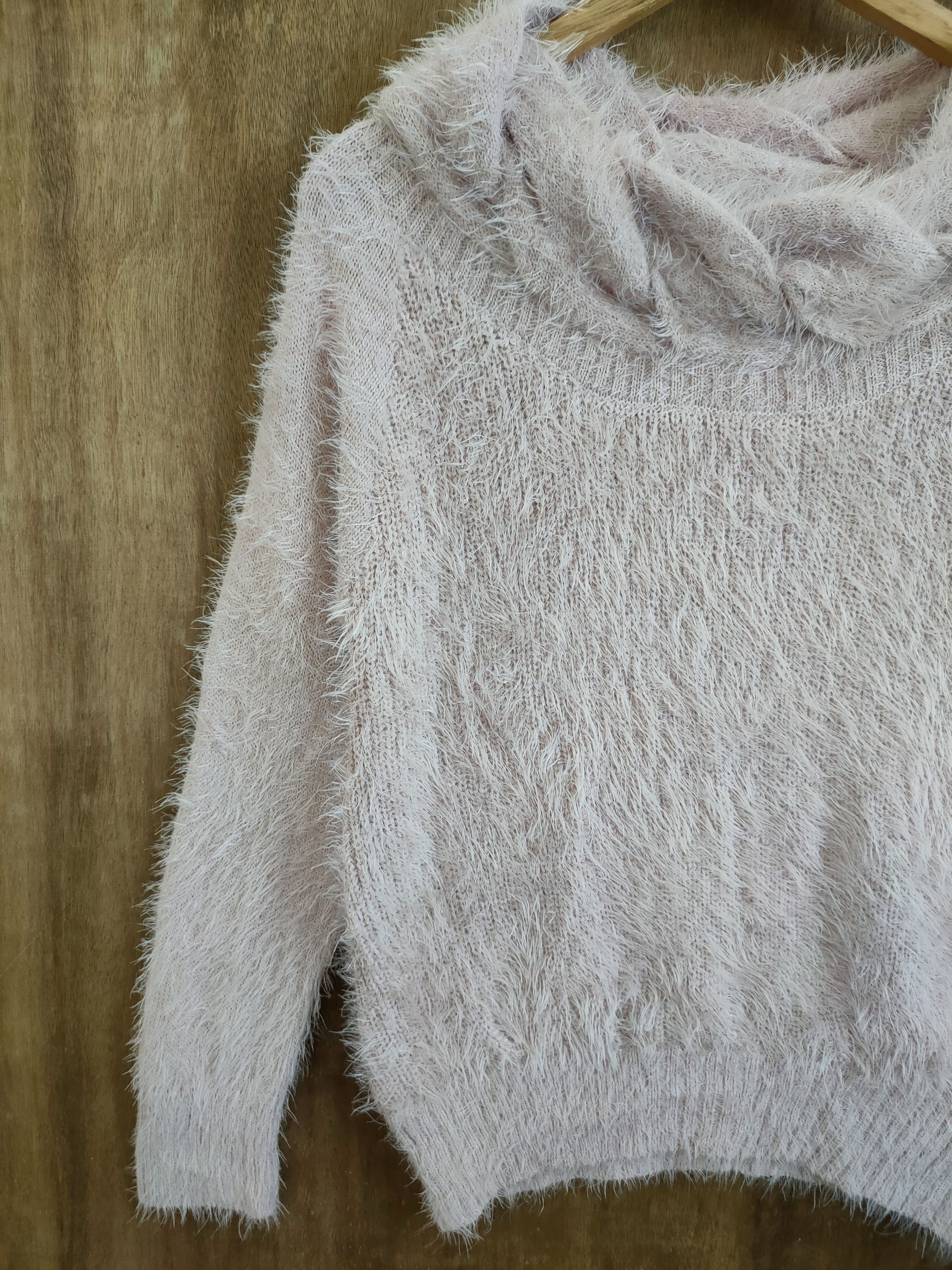 Homespun Knitwear Avan Lily Mohair shag shaggy soft fur knitwear #46-915 Size S / US 4 / IT 40 - 2 Thumbnail