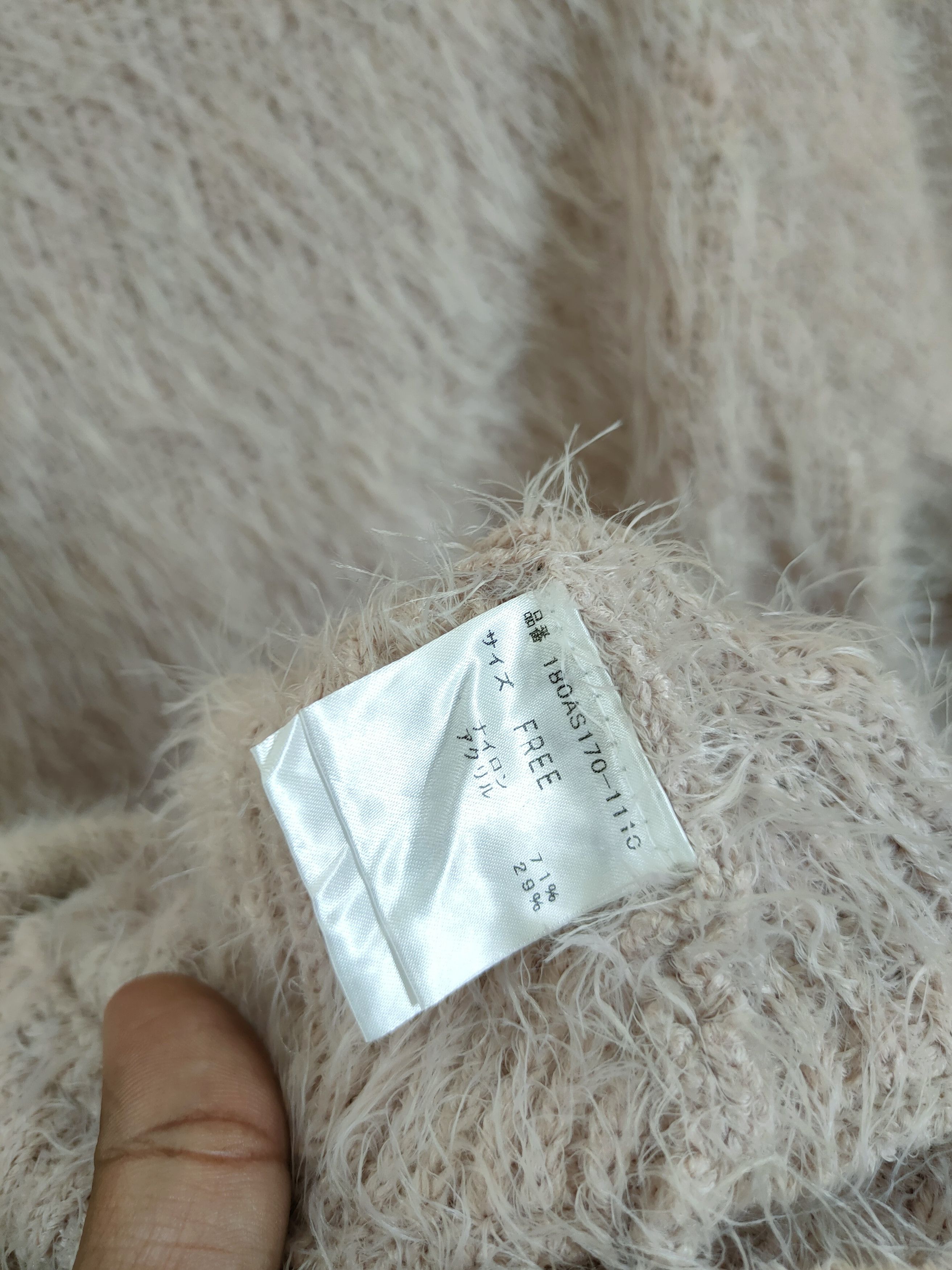Homespun Knitwear Avan Lily Mohair shag shaggy soft fur knitwear #46-915 Size S / US 4 / IT 40 - 10 Thumbnail