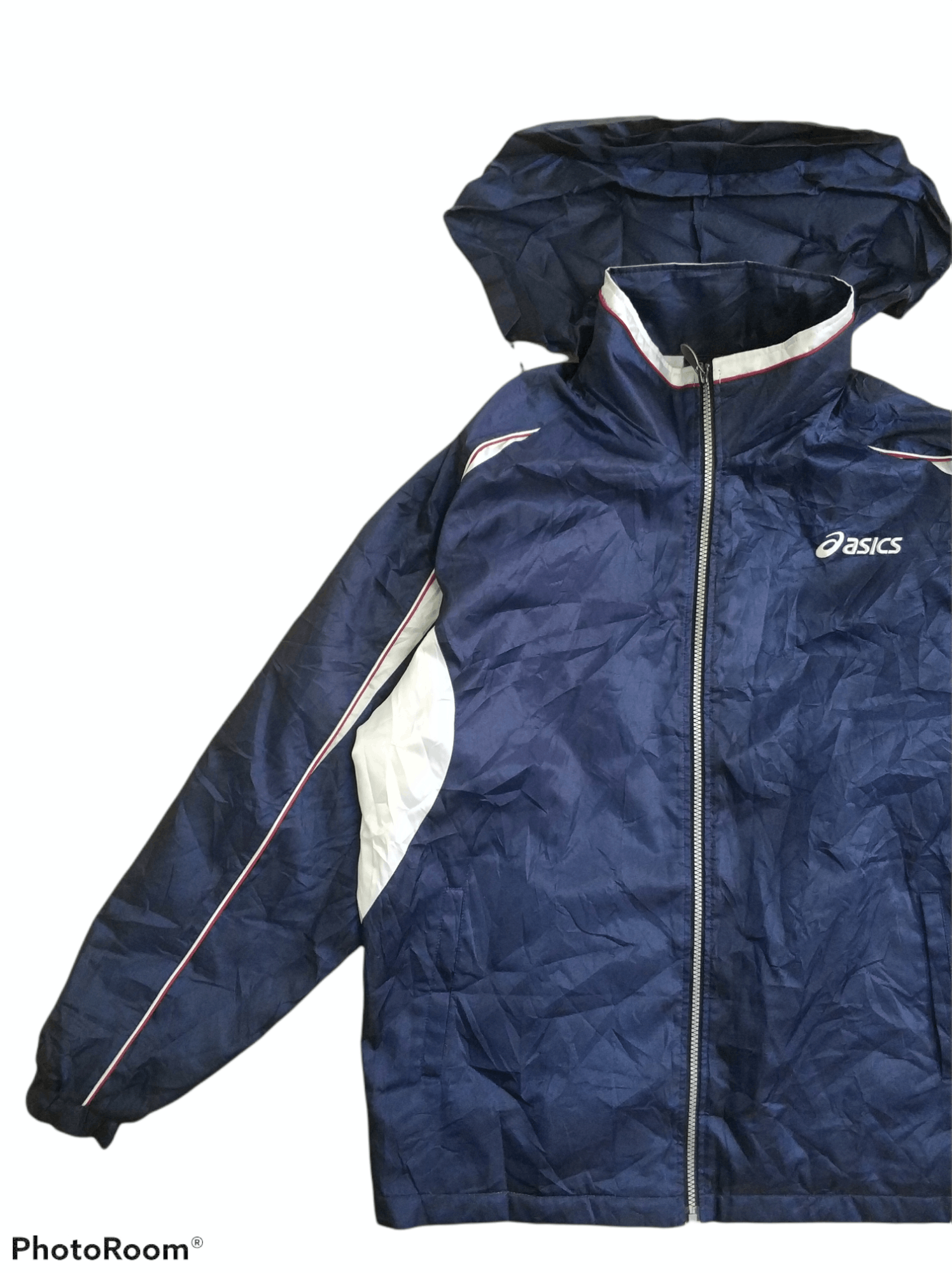 Asics 🔥Vintage K. Ohtsuki Asics Hoodie Windbreaker Size US L / EU 52-54 / 3 - 3 Thumbnail