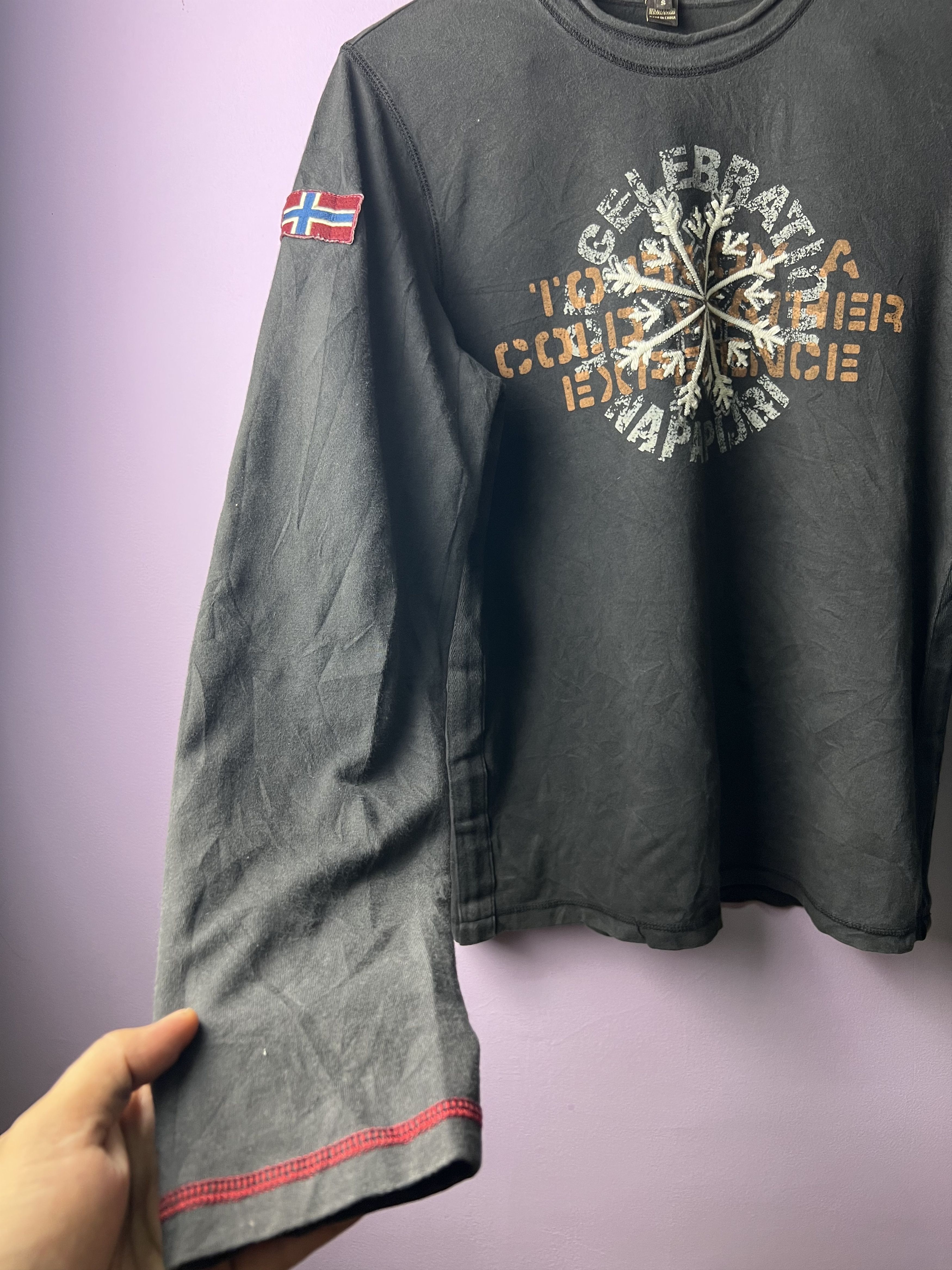 Napapijri 🔥Vintage Elastic Napapijri Patches LS Tees Size US S / EU 44-46 / 1 - 10 Thumbnail